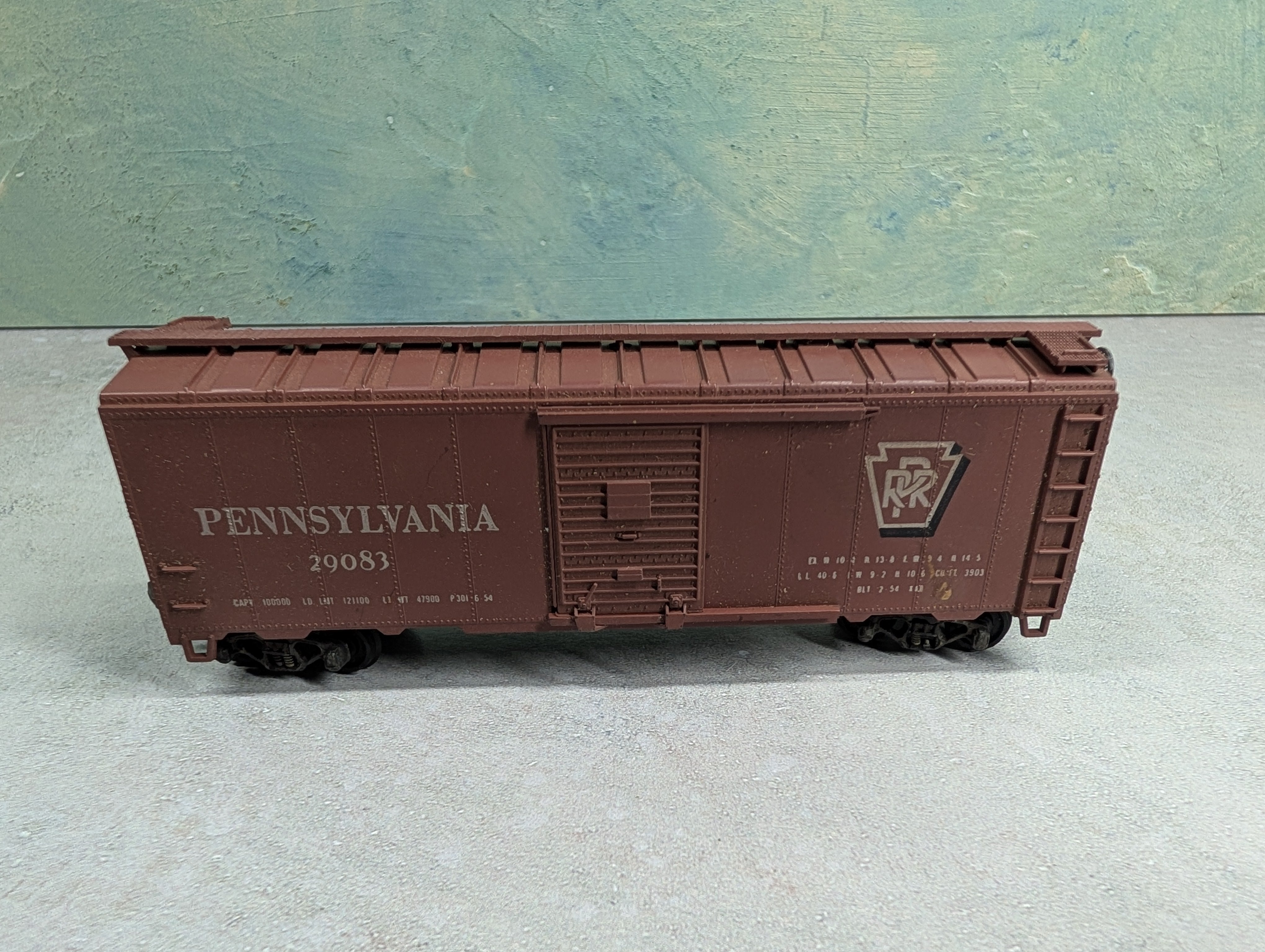 USED Athearn HO Scale 40' Box Car Pennsylvania PRR #29083