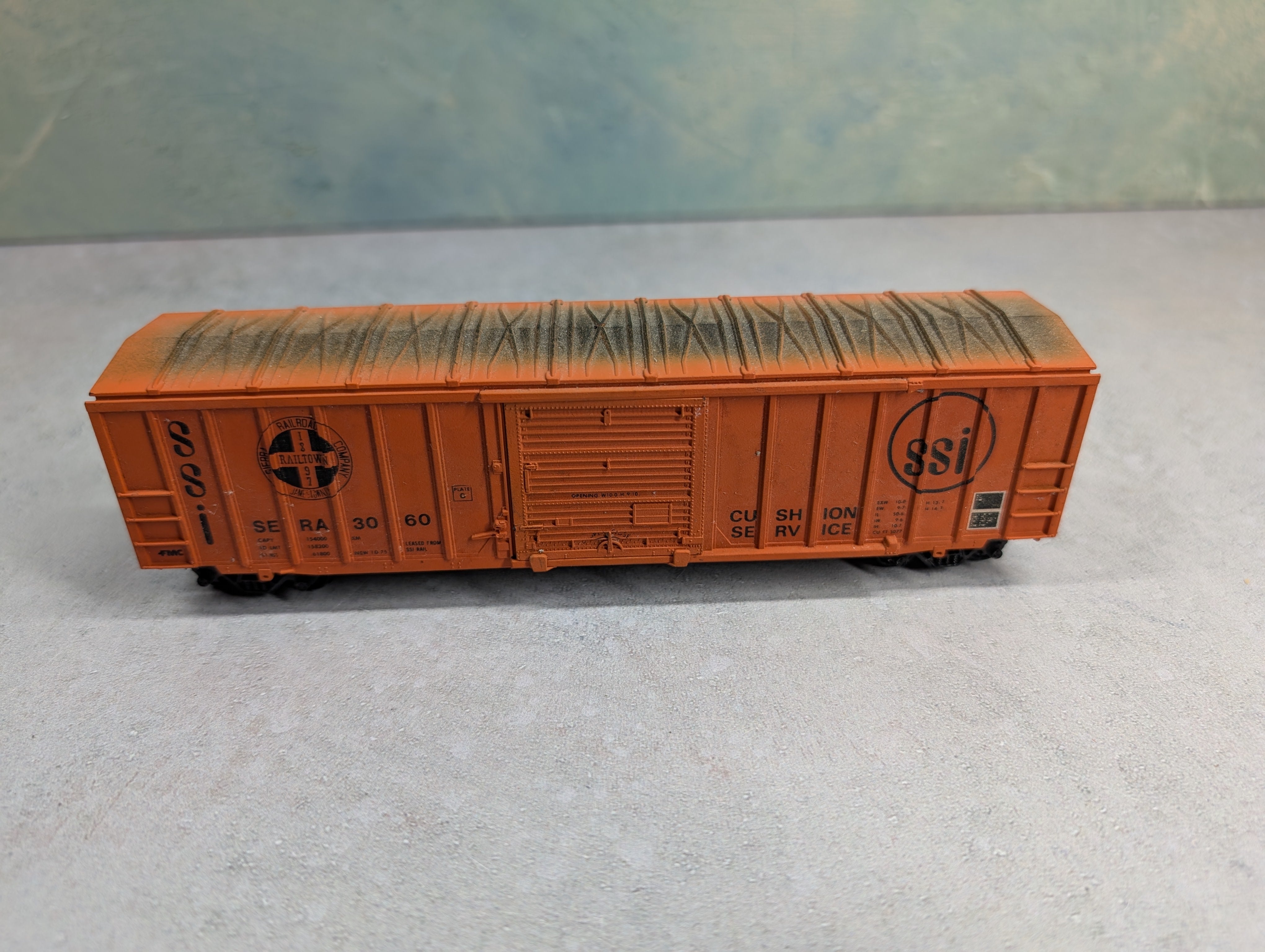 USED Athearn HO Scale 50' Box Car Sierra Railroad SERA #3060