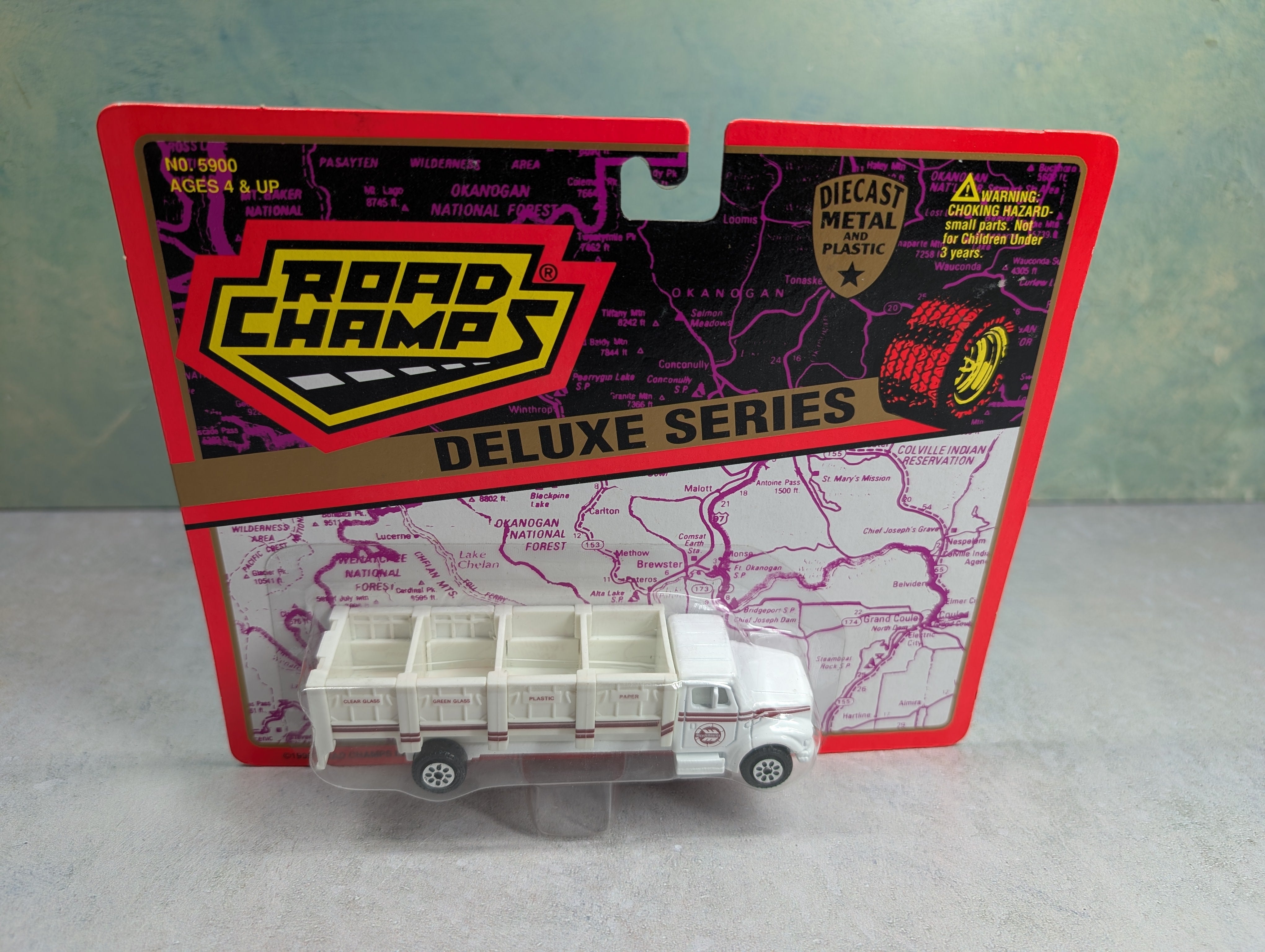 Road Champs 5900 Die Cast Recycle Truck Deluxe Series