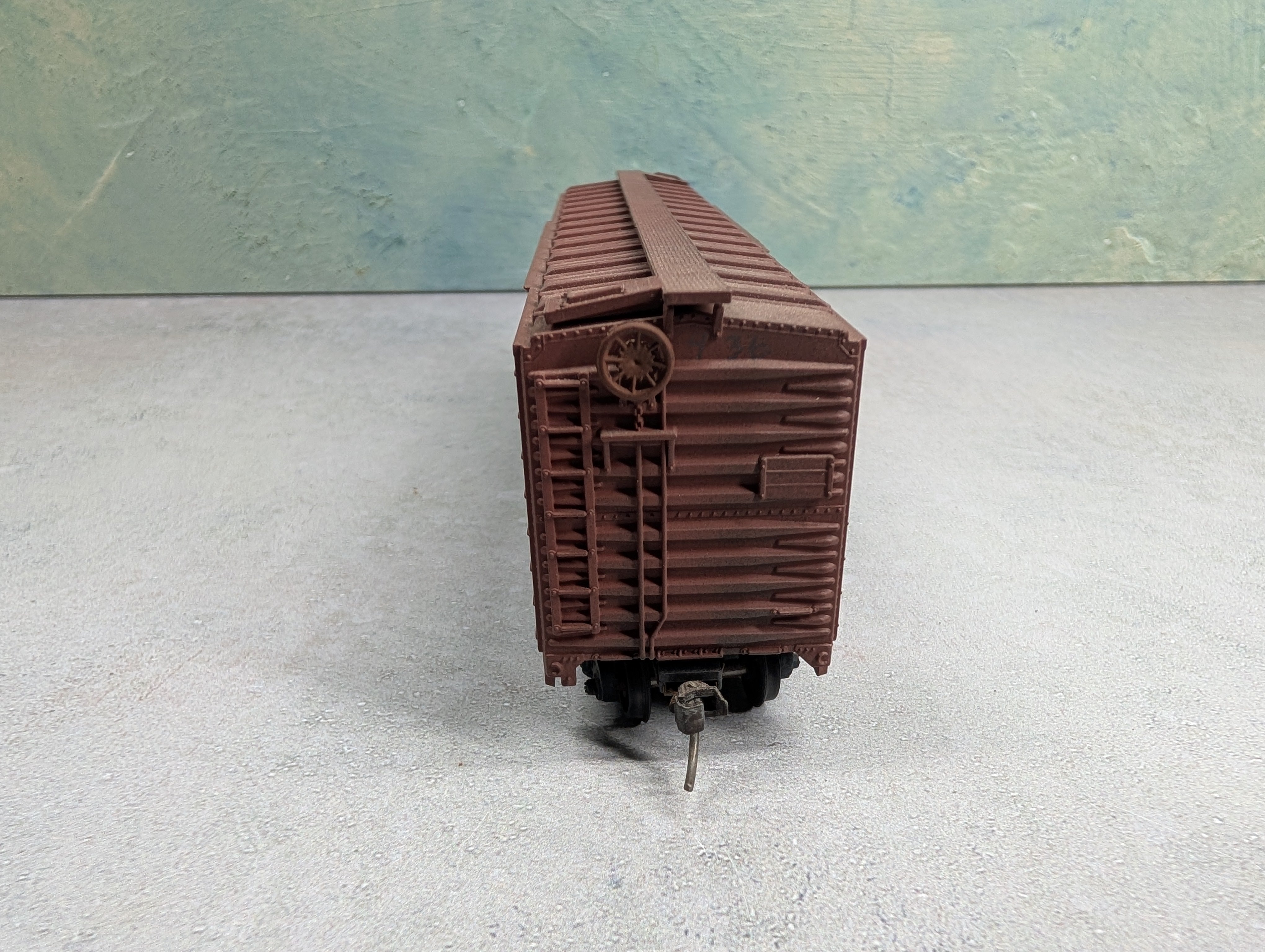 USED Athearn HO Scale 50' Box Car Cotton Belt SSW #21615 Weathered