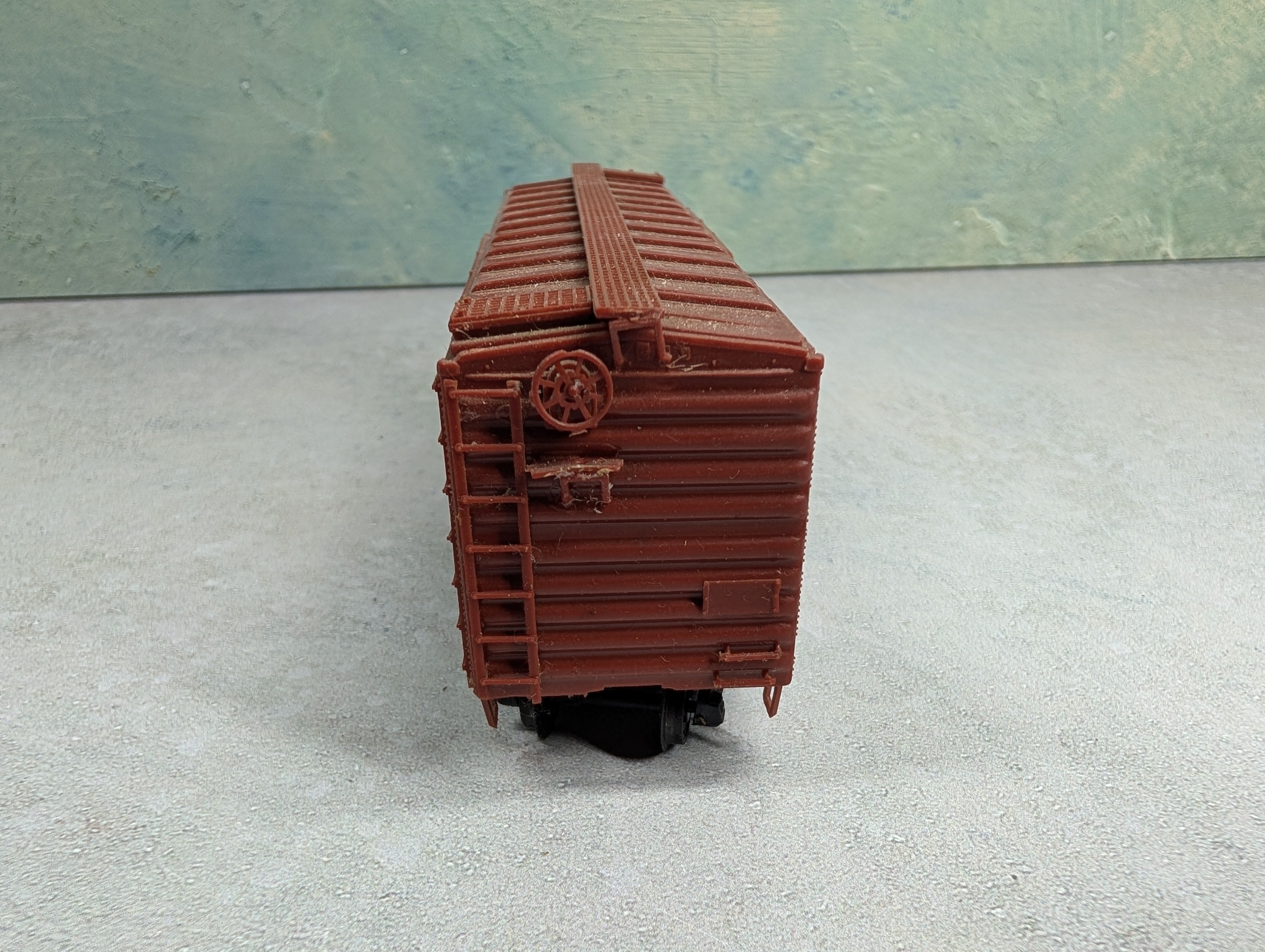 USED Kurtz Kraft HO Scale 40' Box Car Cotton Belt SSW #35057