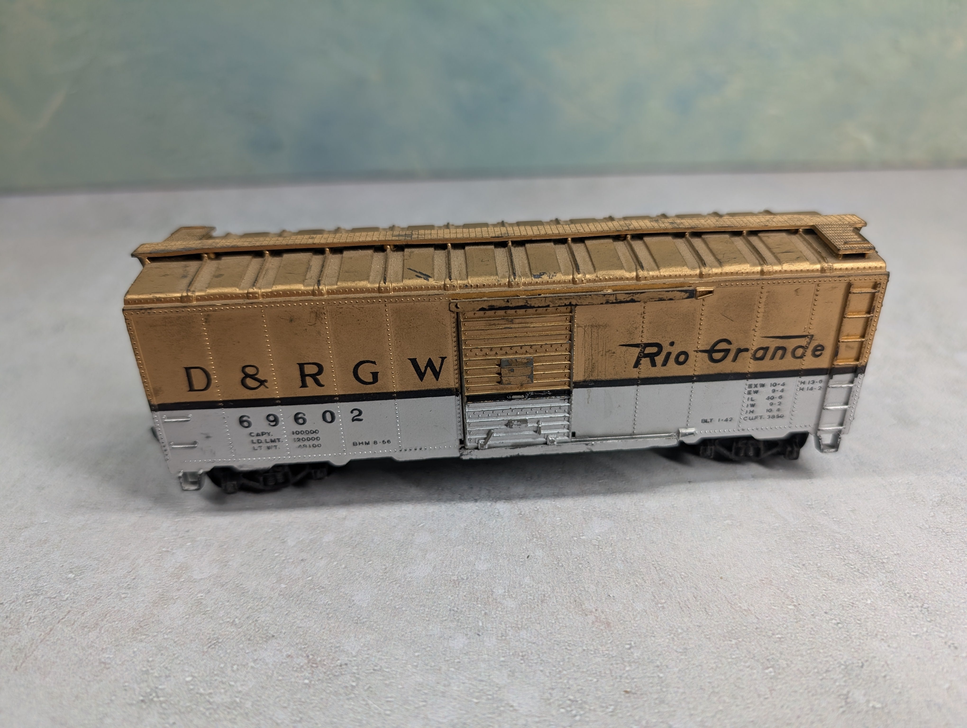 USED Hotco HO Scale 40' Box Car Rio Grande D&RGW #69602
