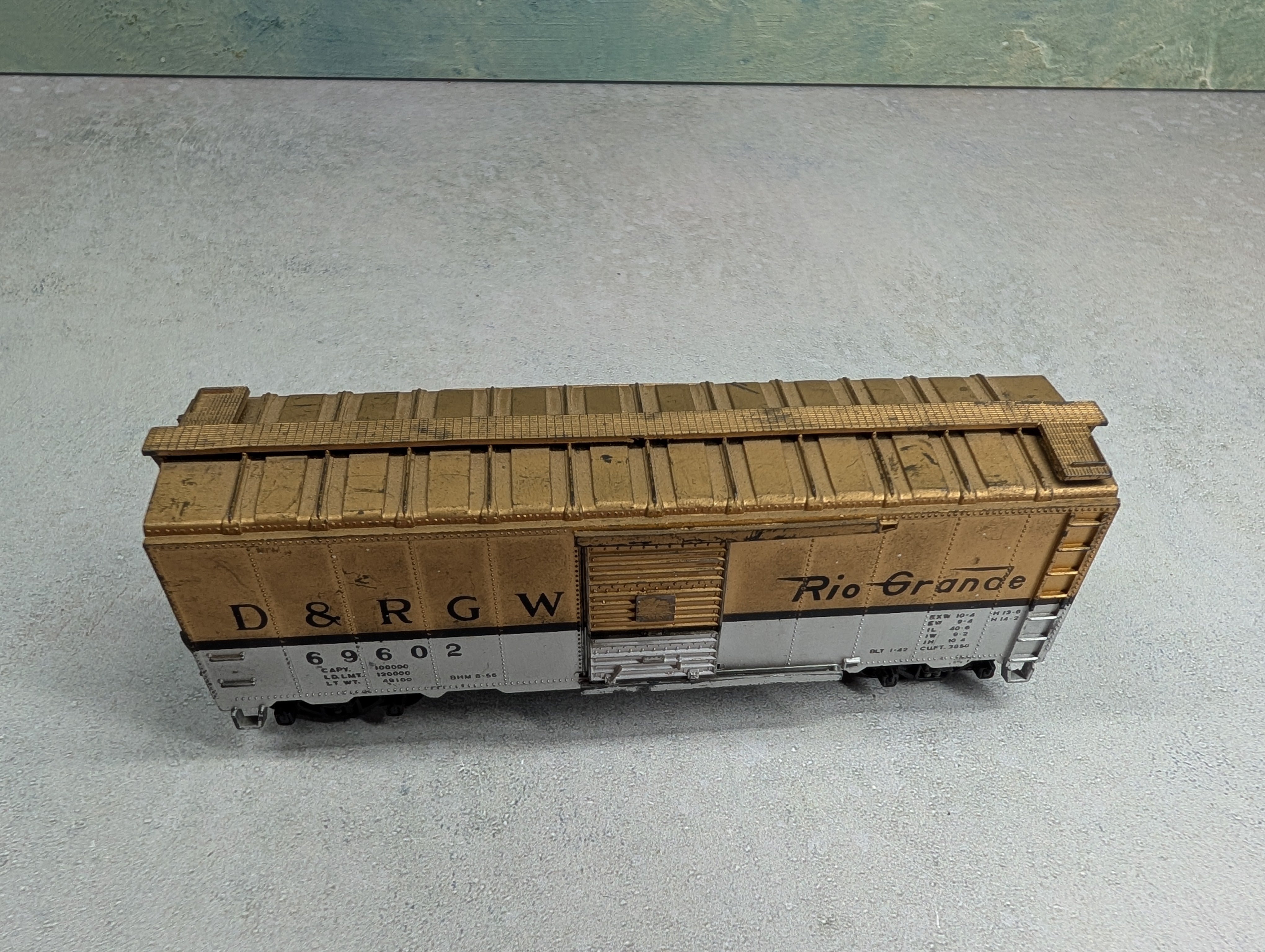 USED Hotco HO Scale 40' Box Car Rio Grande D&RGW #69602