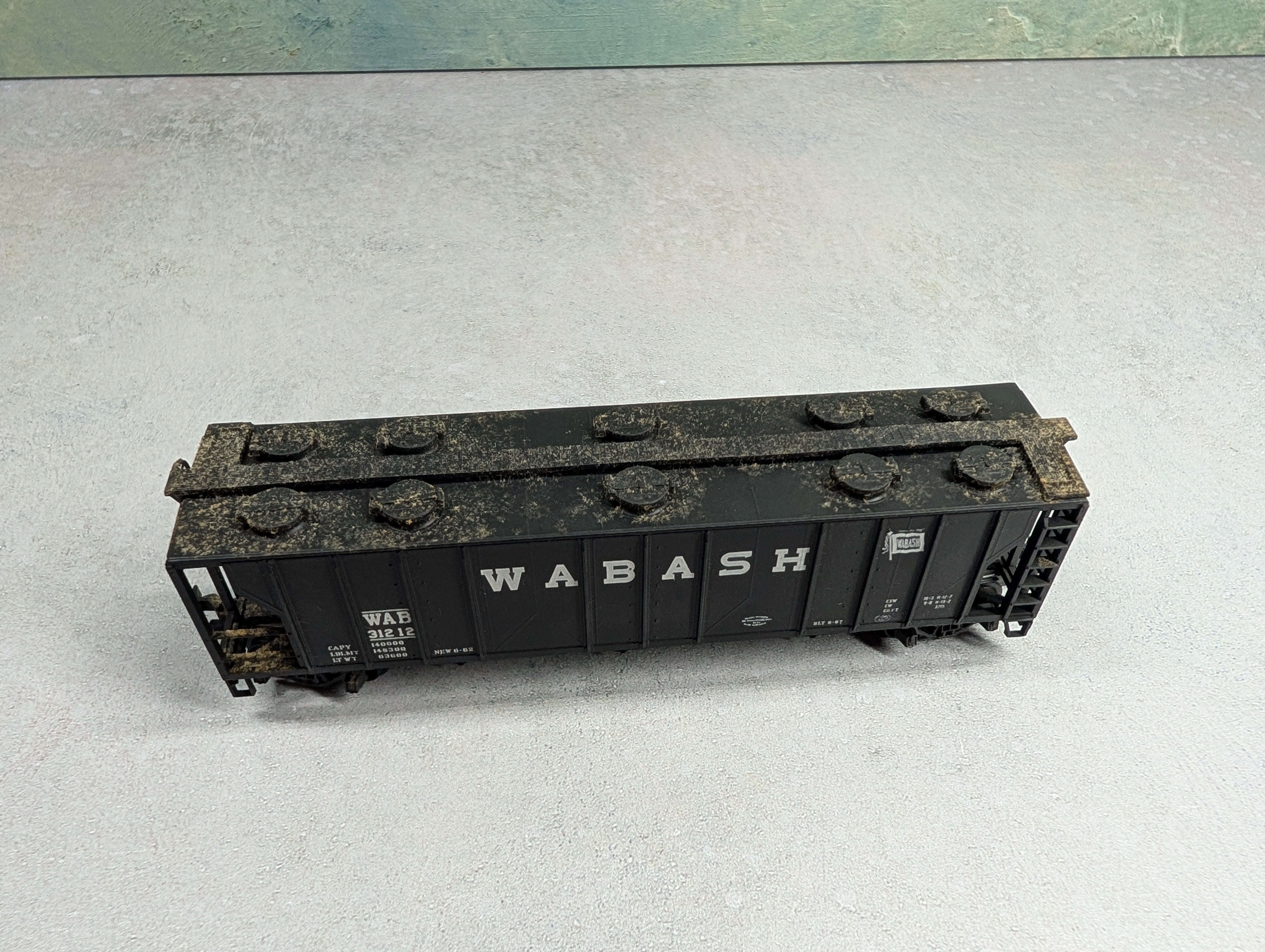 USED HO Scale Covered Hopper Wabash WAB #31212
