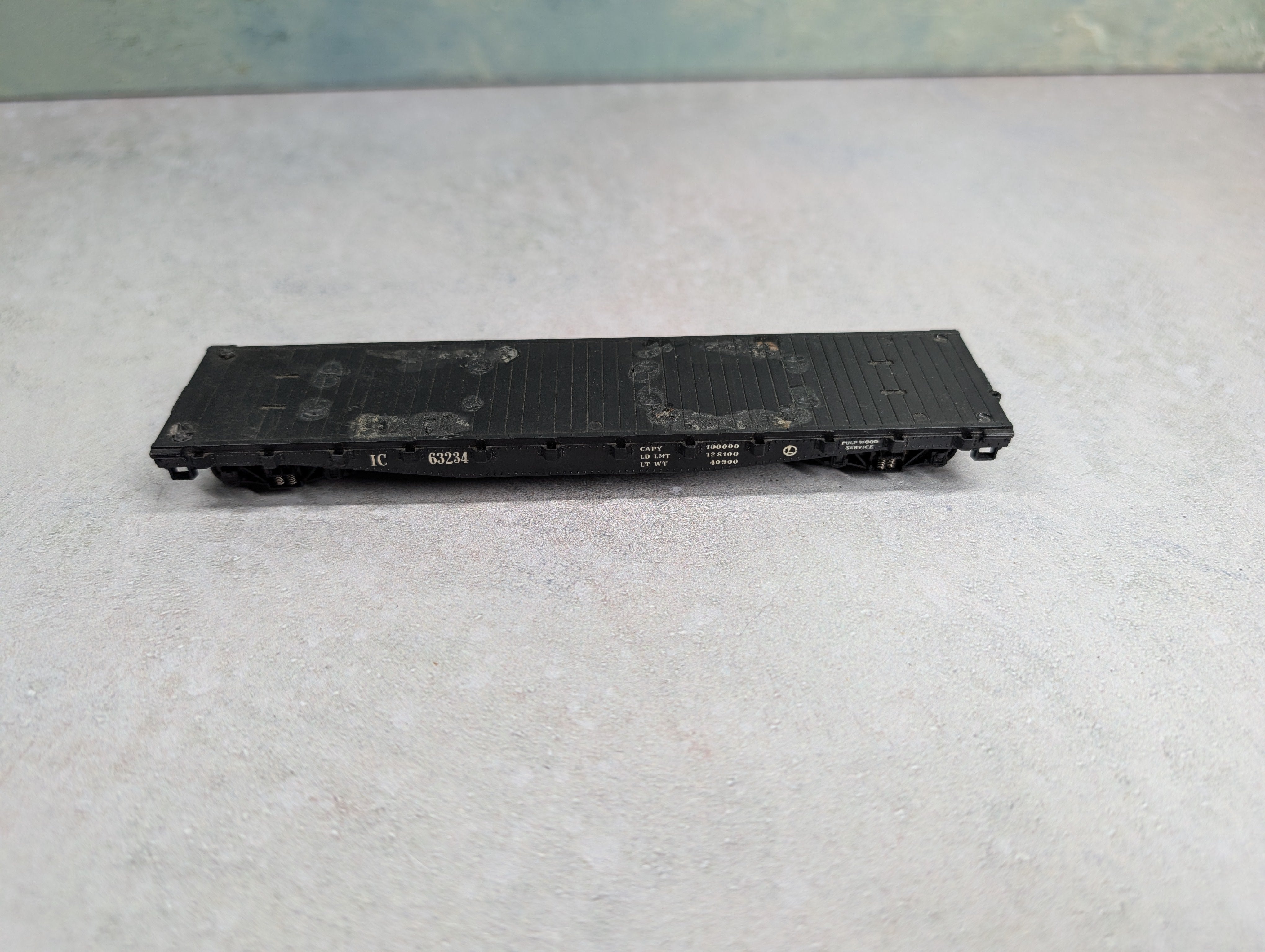 USED Rivarossi HO Scale Vintage Lionel Flat Car IC #63234