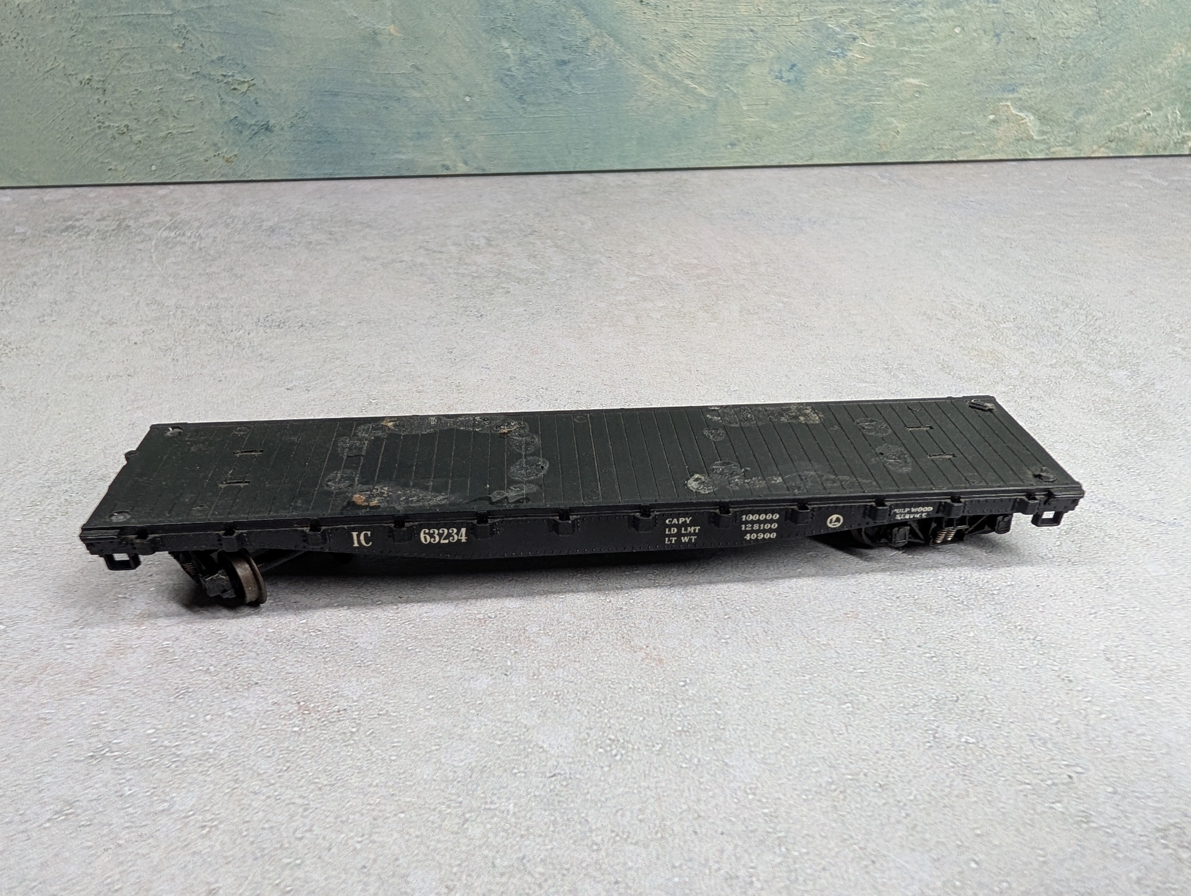 USED Rivarossi HO Scale Vintage Lionel Flat Car IC #63234