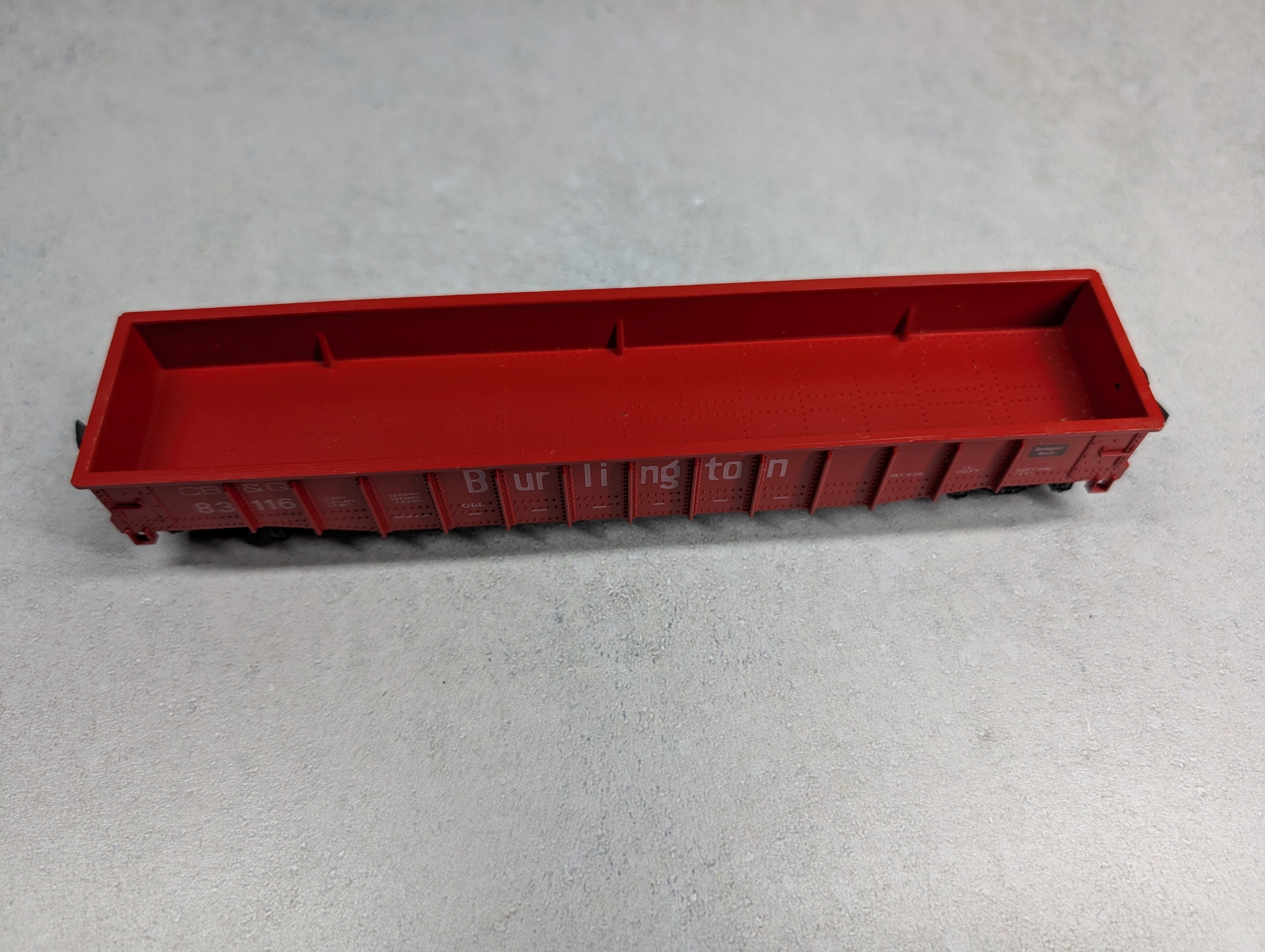 USED Lima HO Scale Gondola Burlington CB&Q #83116