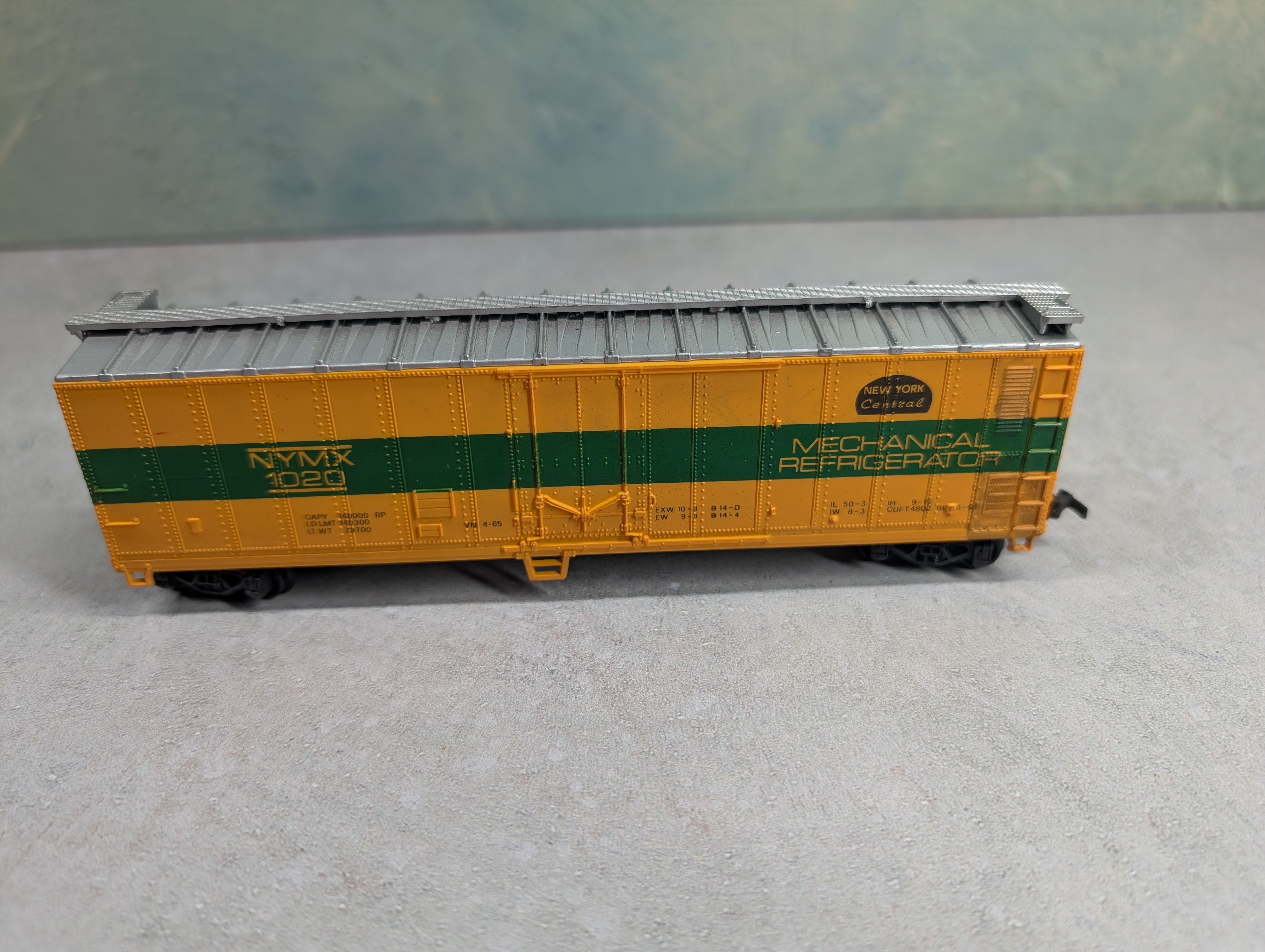 USED Lima HO Scale 50' Mechanical Reefer New York Central NYMX #1020
