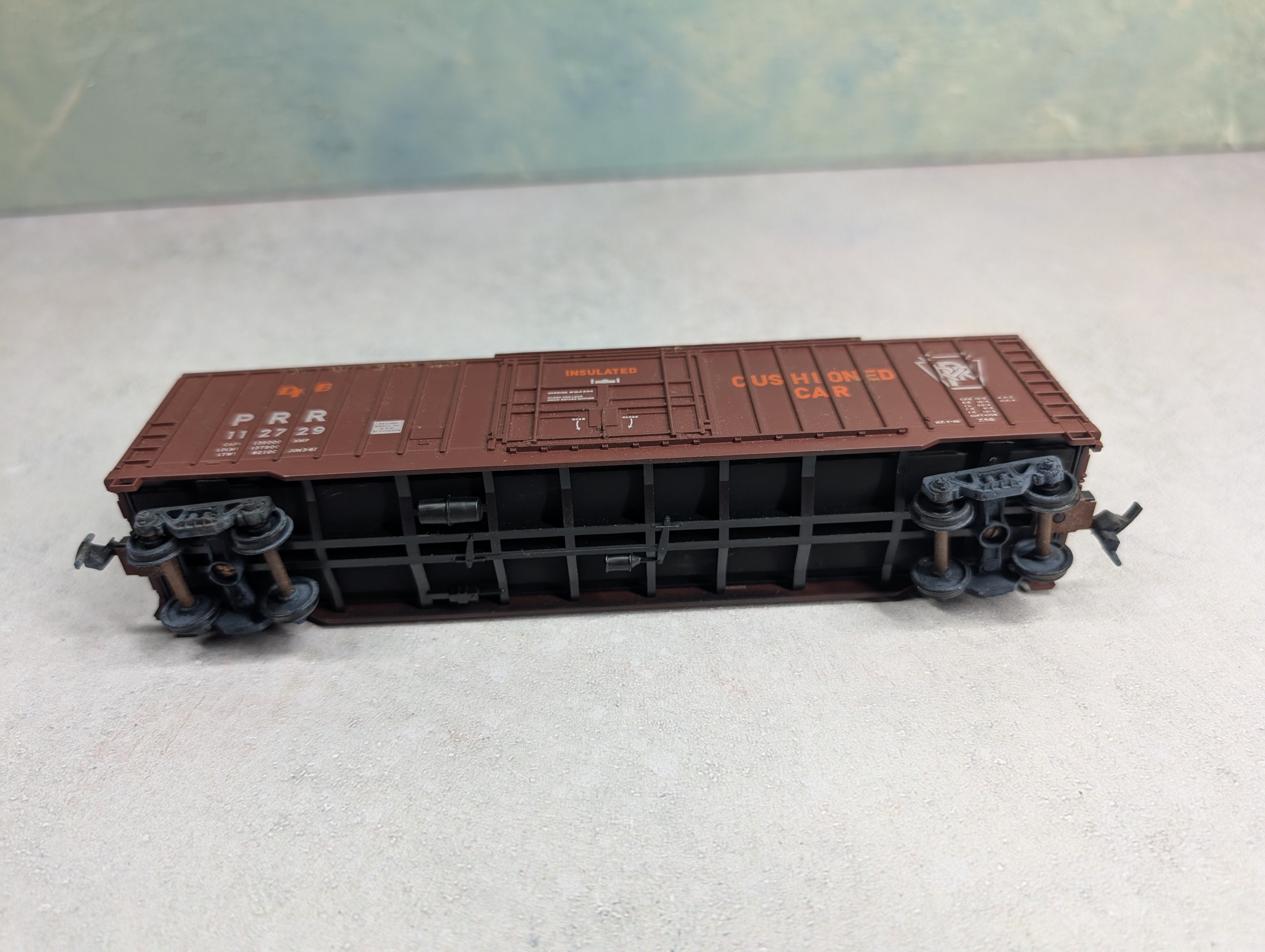 USED Athearn HO Scale 50' Cushioned Box Car Pennsylvania PRR #112729