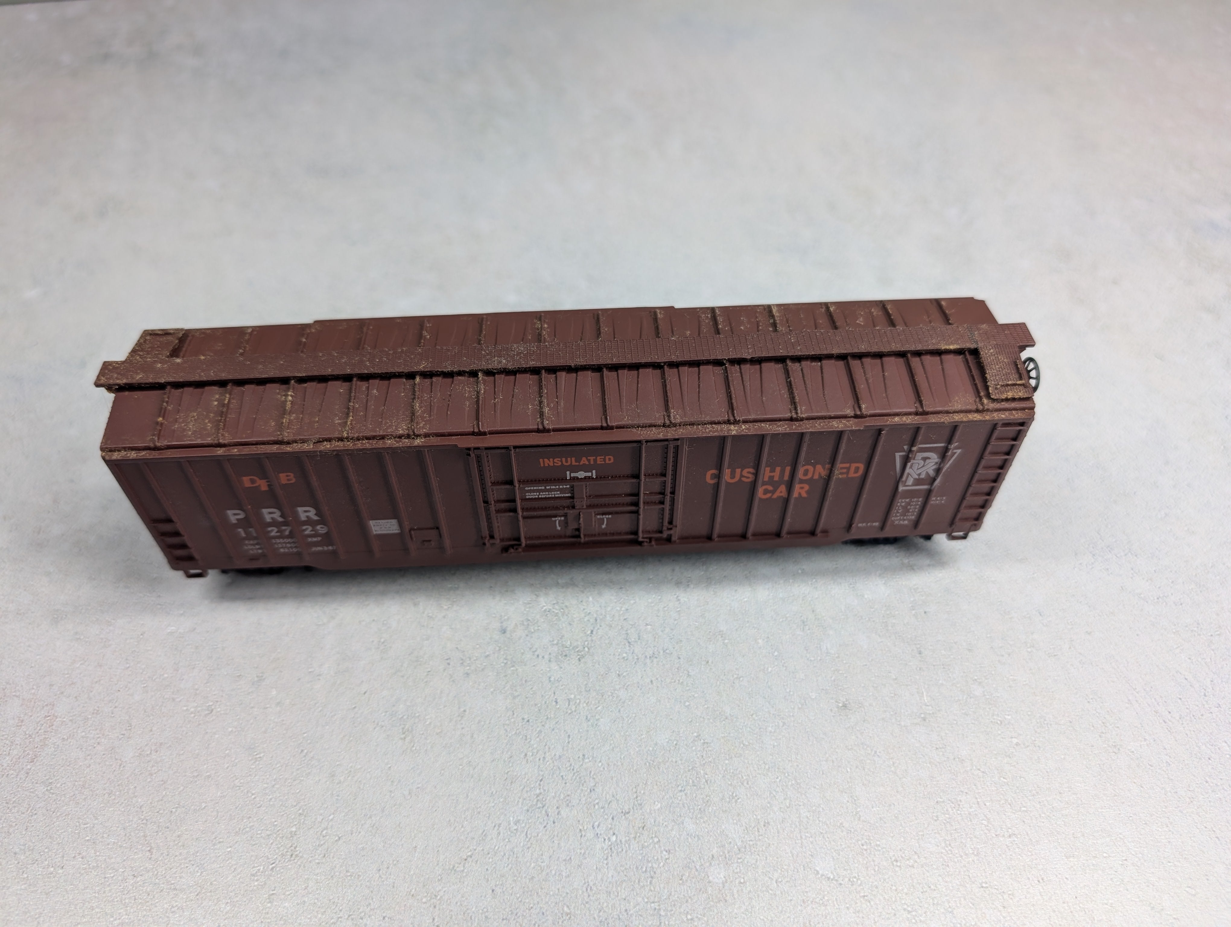 USED Athearn HO Scale 50' Cushioned Box Car Pennsylvania PRR #112729