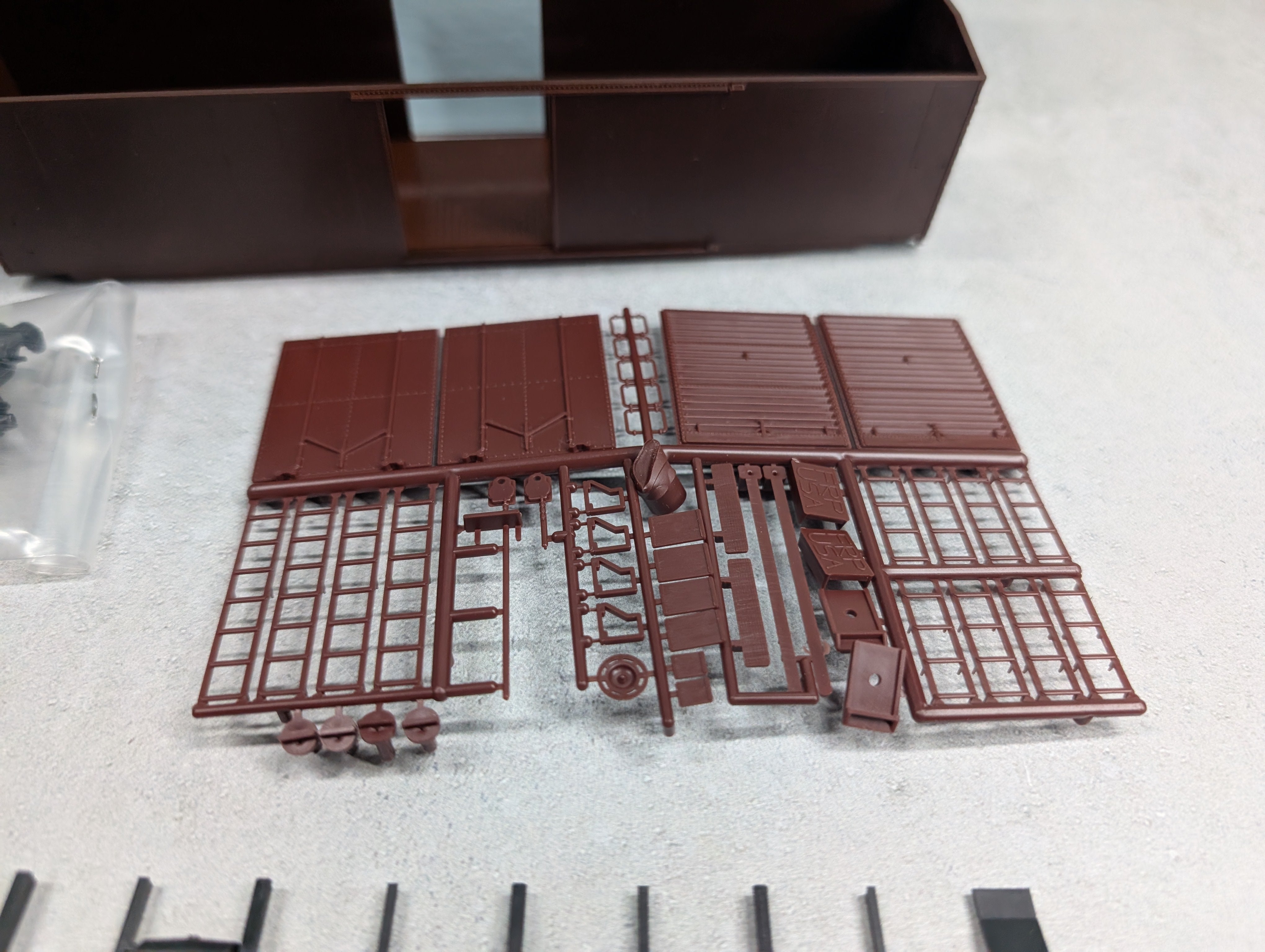 USED Front Range Products HO Scale 50' ACF Box Car Undecorated KIT