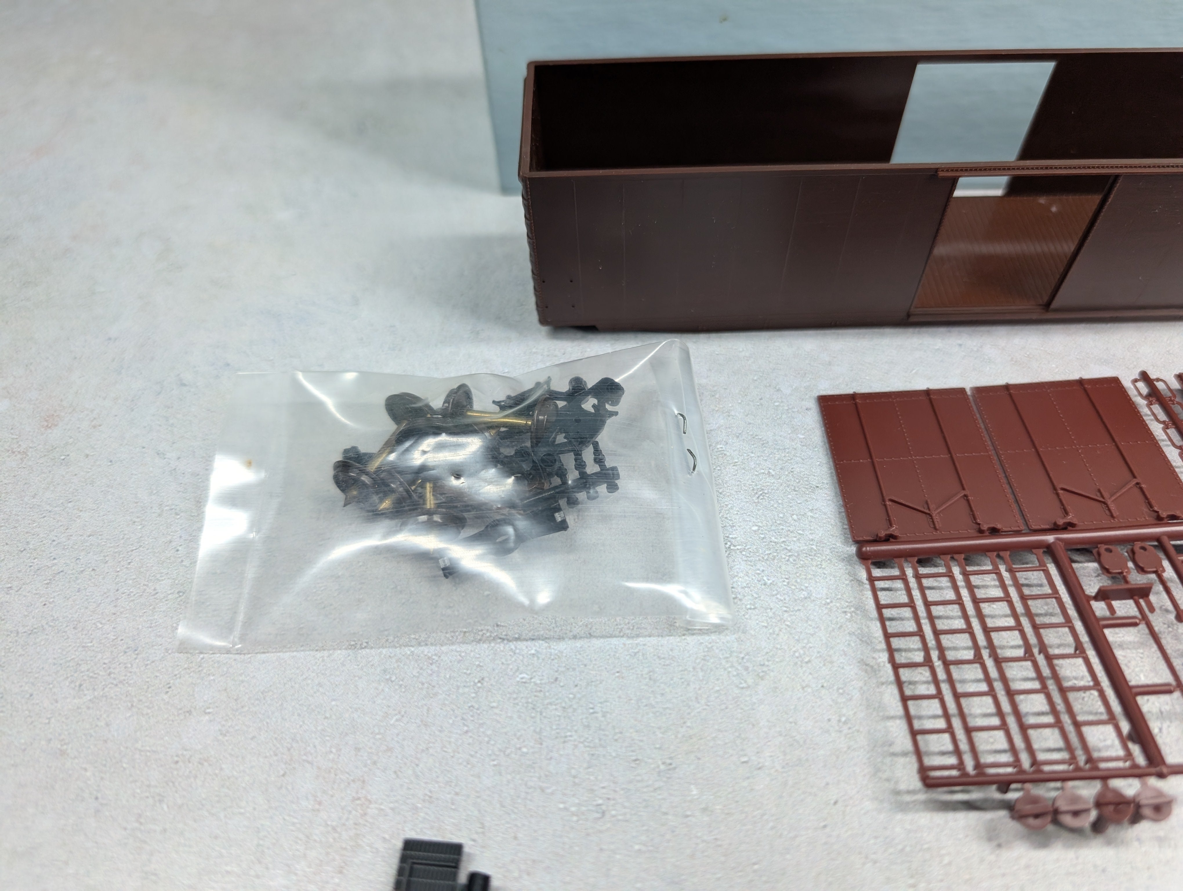 USED Front Range Products HO Scale 50' ACF Box Car Undecorated KIT