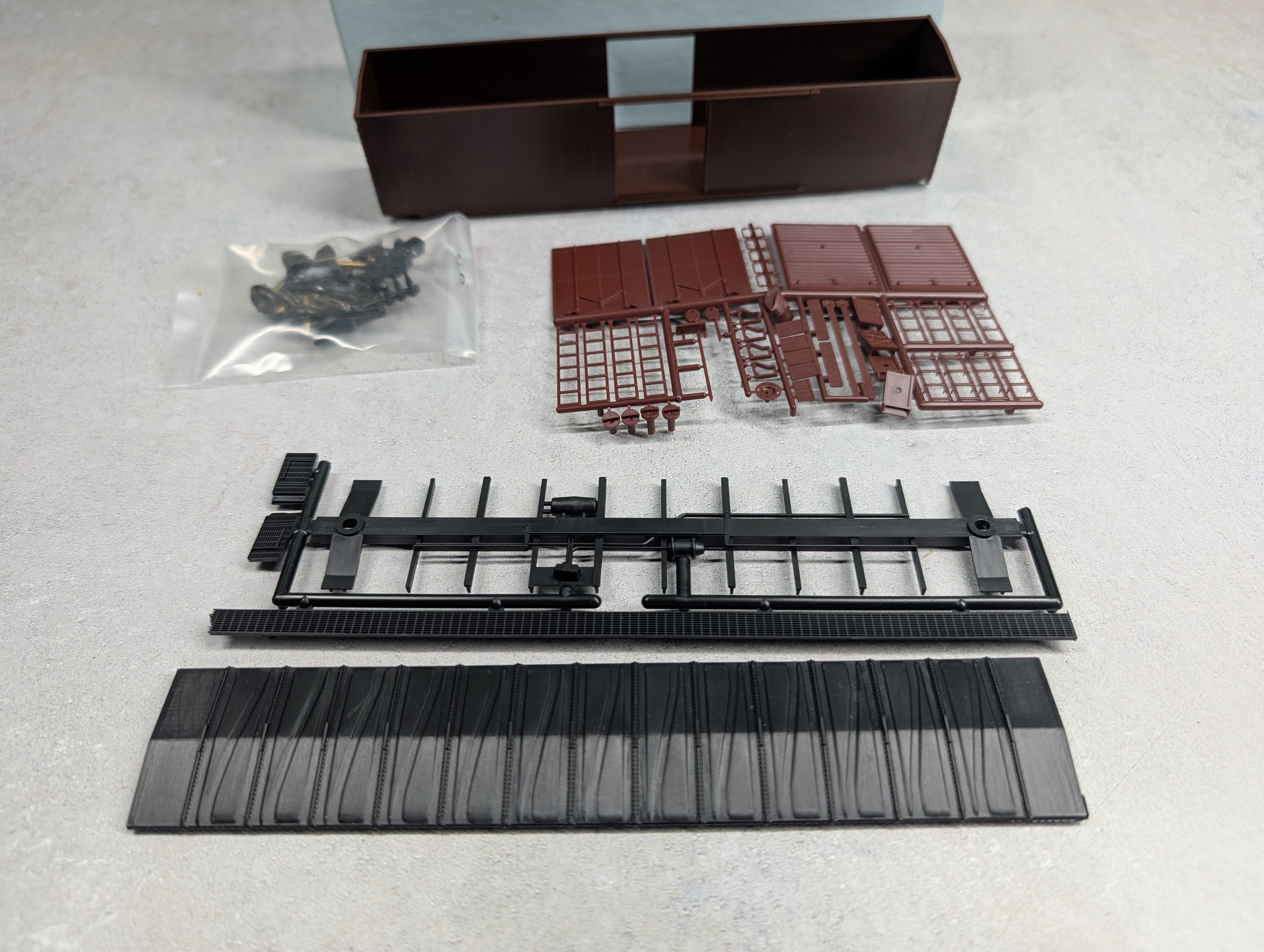 USED Front Range Products HO Scale 50' ACF Box Car Undecorated KIT