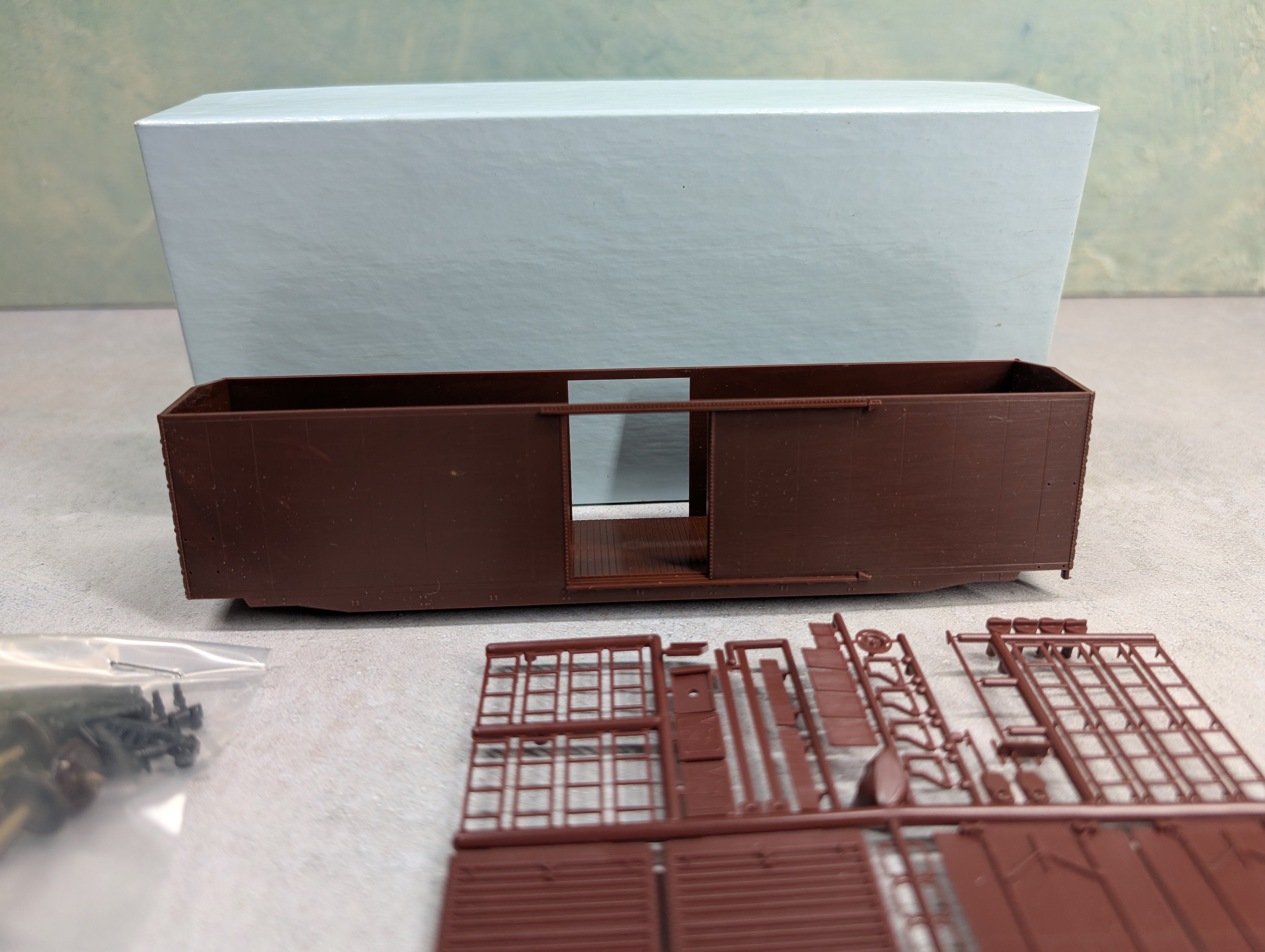 USED Front Range Products HO Scale 50' ACF Box Car Undecorated KIT