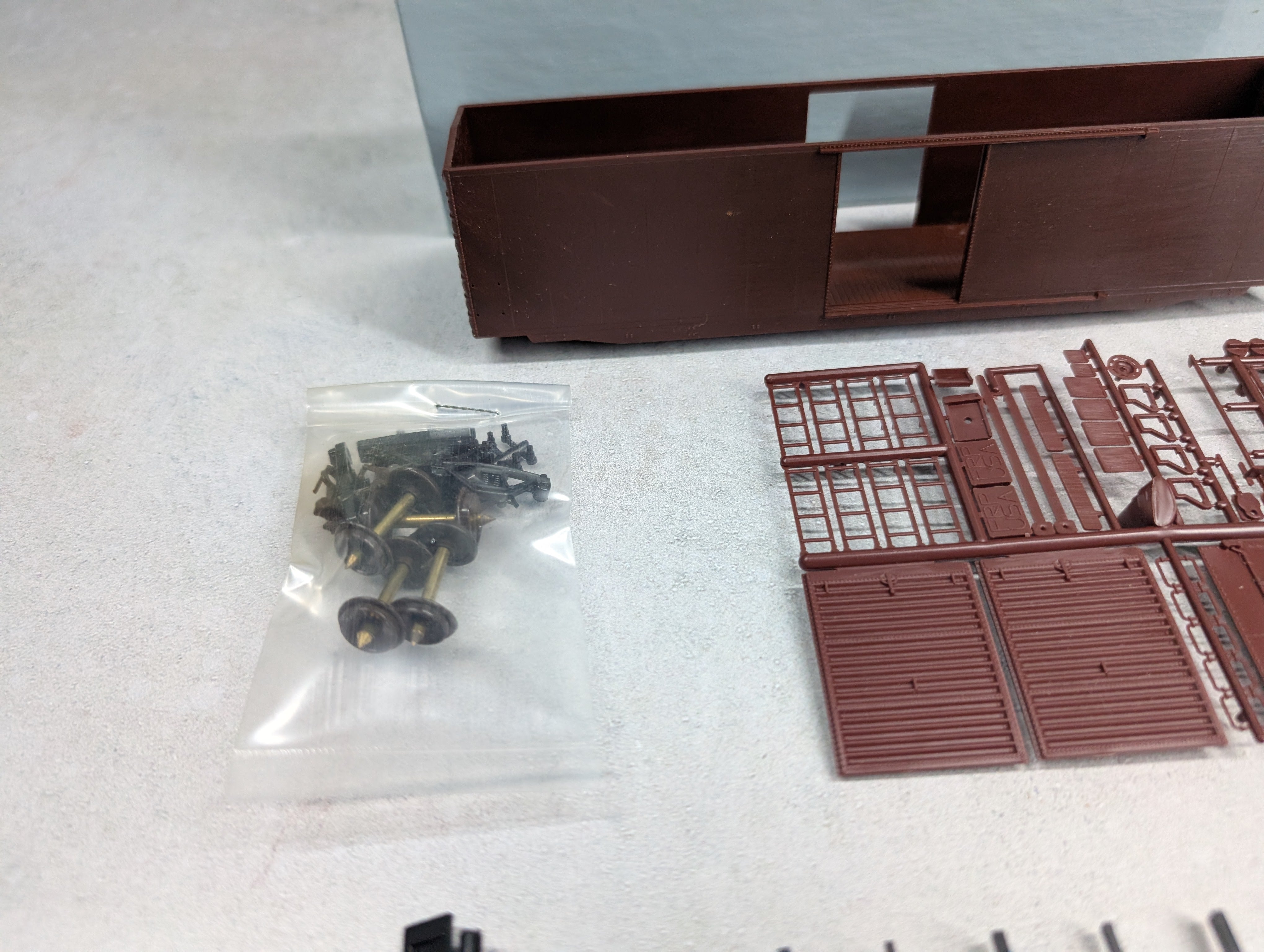 USED Front Range Products HO Scale 50' ACF Box Car Undecorated KIT