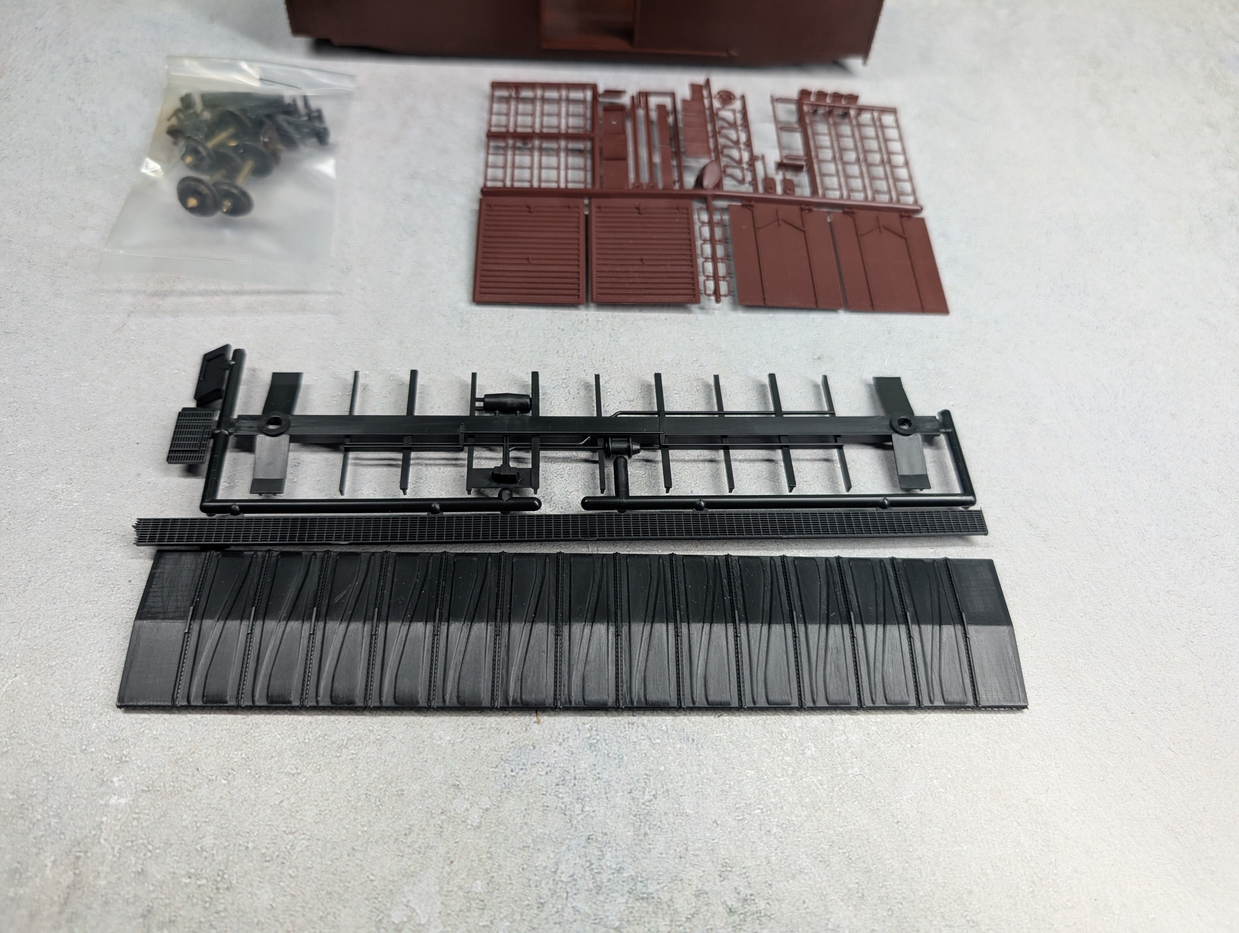 USED Front Range Products HO Scale 50' ACF Box Car Undecorated KIT