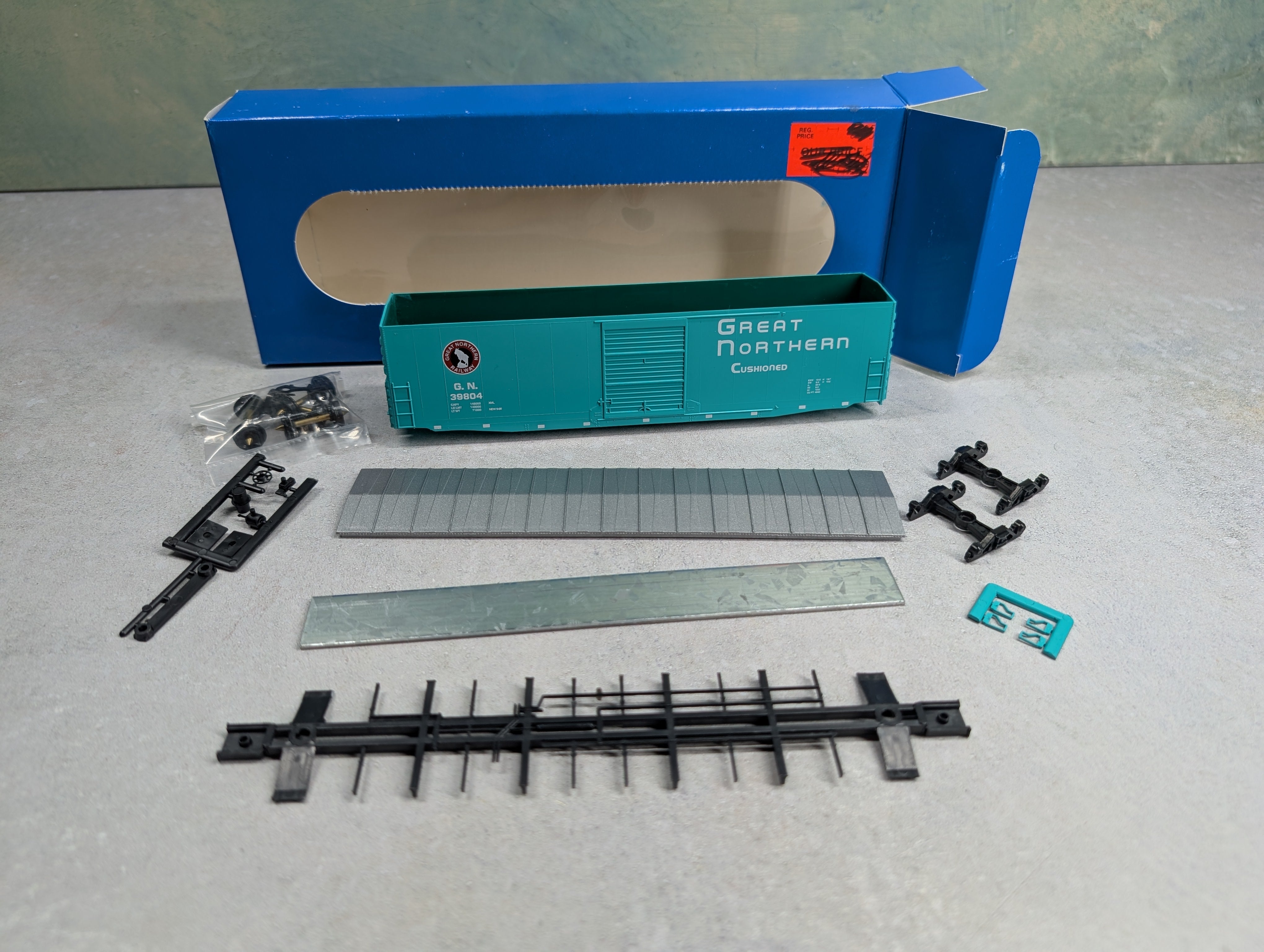 USED E&C SHOPS HO Scale PS-1 SD Box Car Great Northern GN #39804 KIT