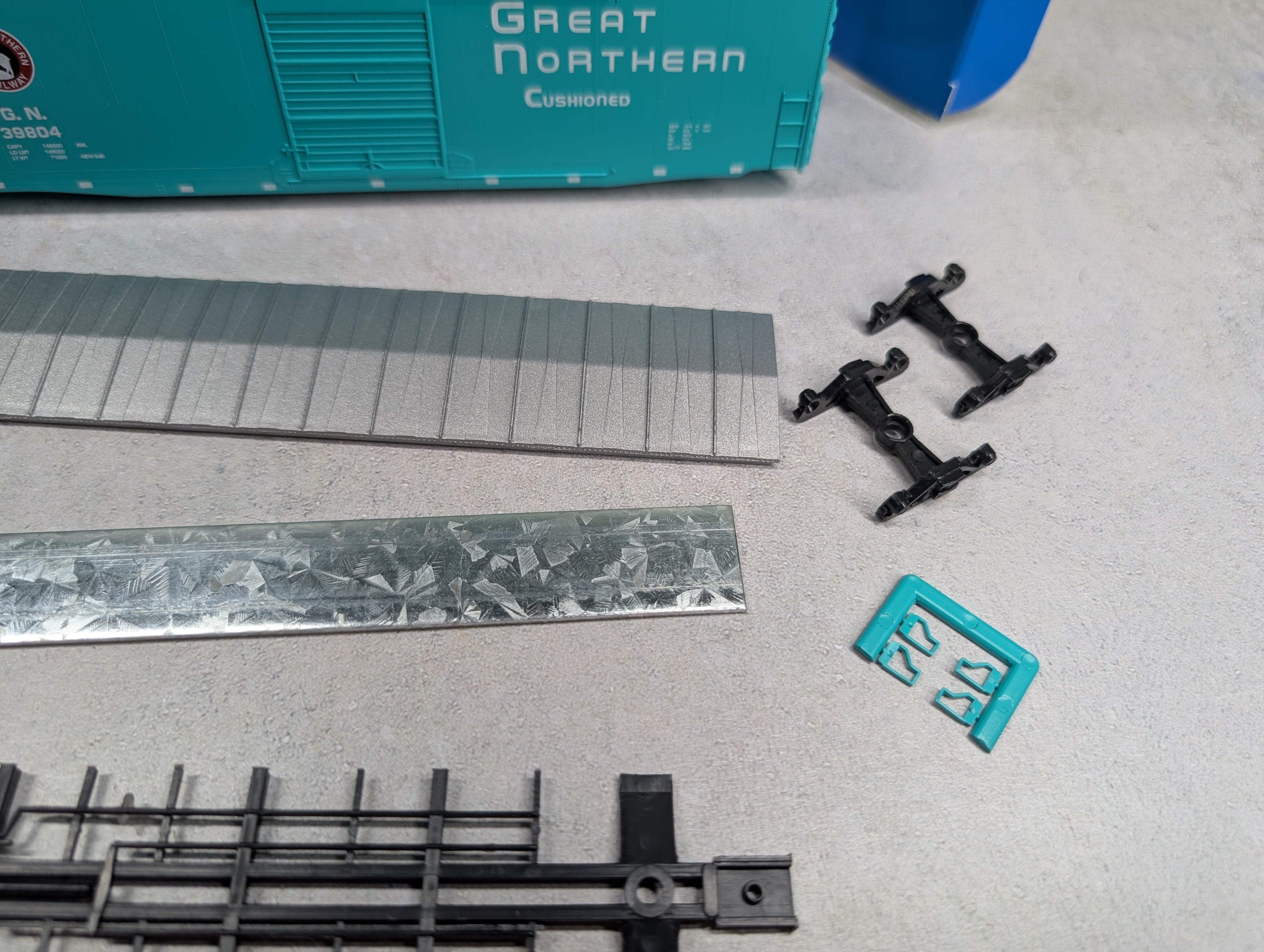 USED E&C SHOPS HO Scale PS-1 SD Box Car Great Northern GN #39804 KIT