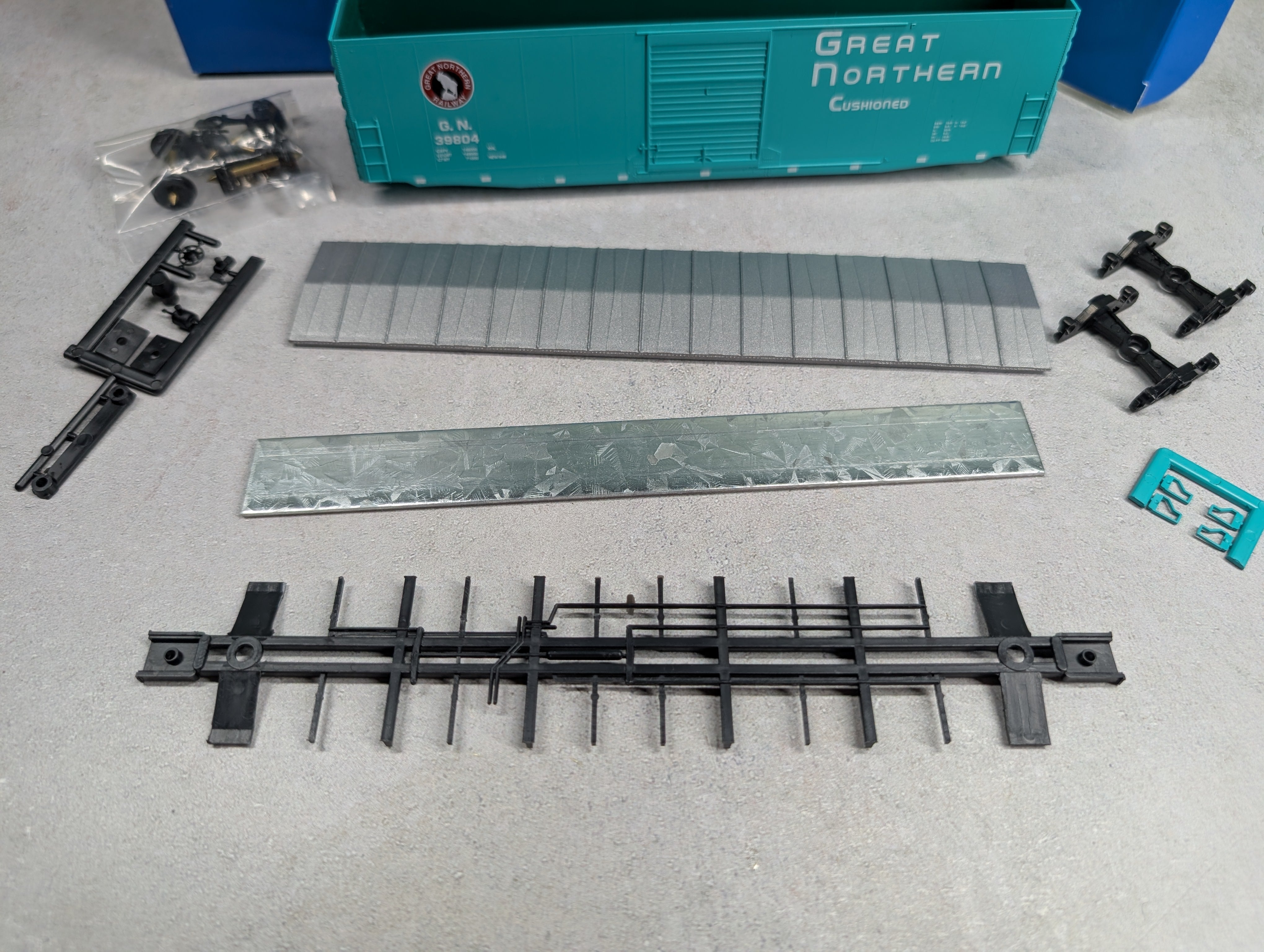 USED E&C SHOPS HO Scale PS-1 SD Box Car Great Northern GN #39804 KIT