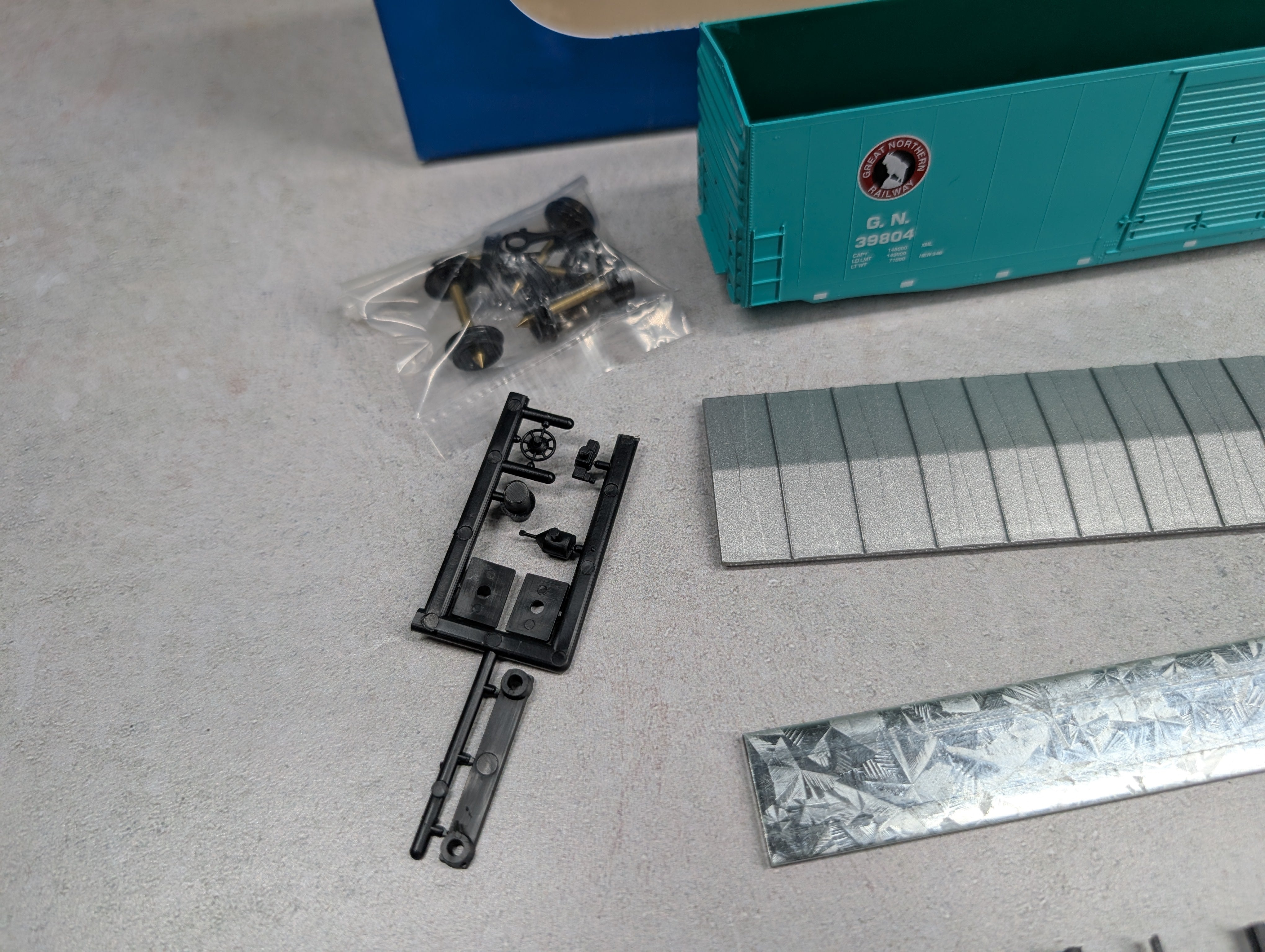 USED E&C SHOPS HO Scale PS-1 SD Box Car Great Northern GN #39804 KIT