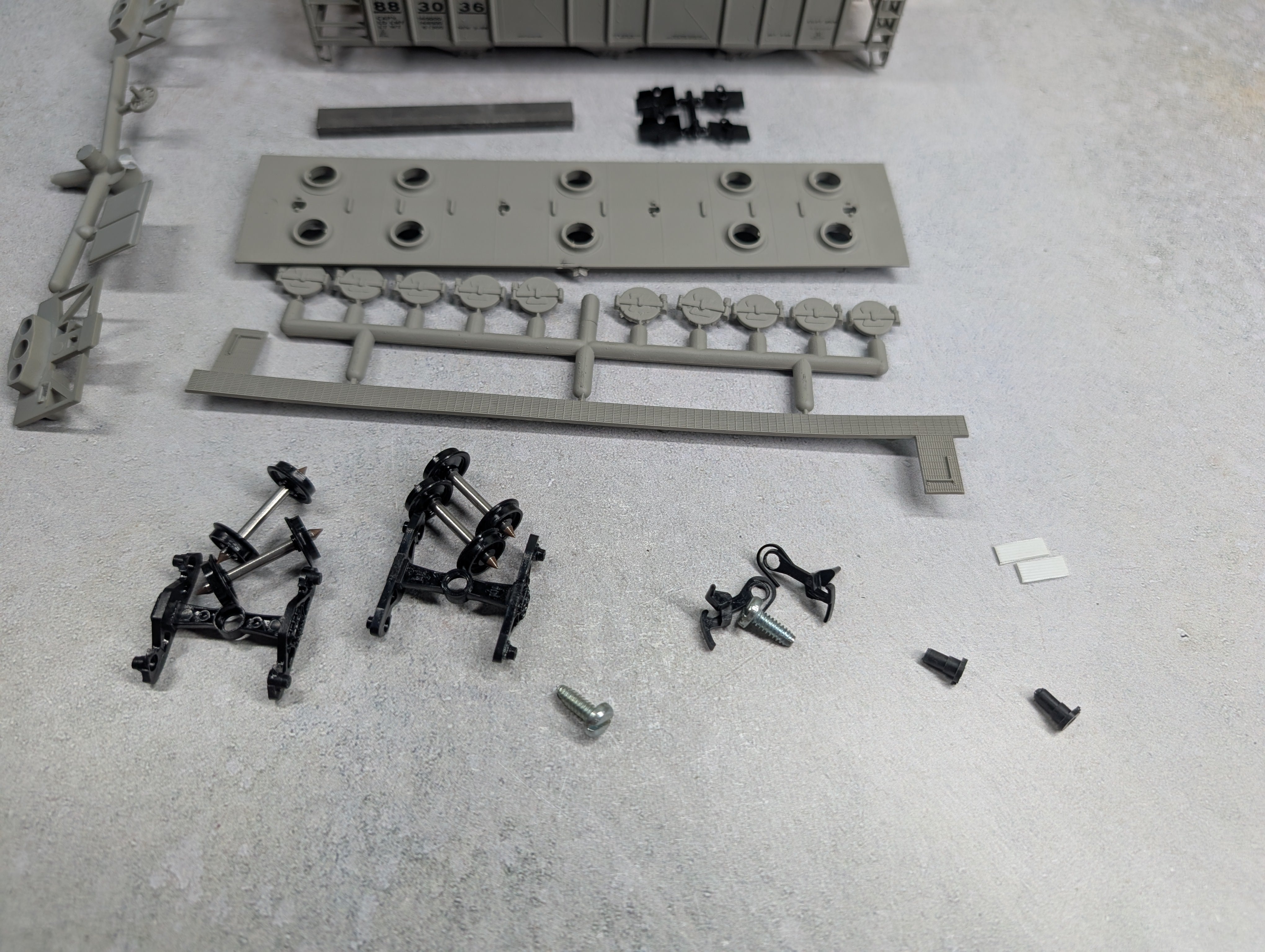 USED E&B Valley 6806 HO Scale Covered Hopper New York Central NYC KIT