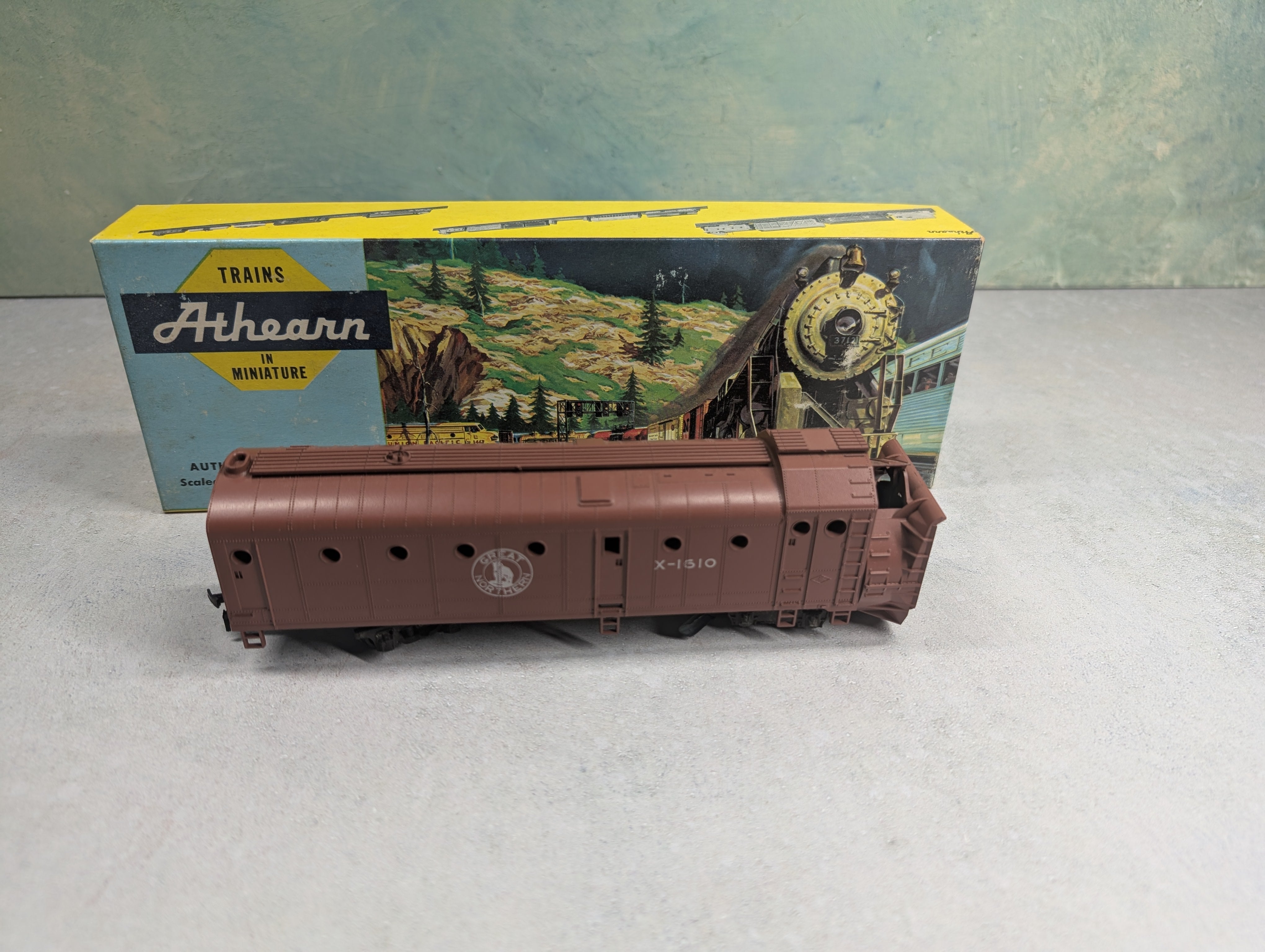 USED Athearn 3196 HO Scale Rotary Snow Plow Great Northern #X-1510