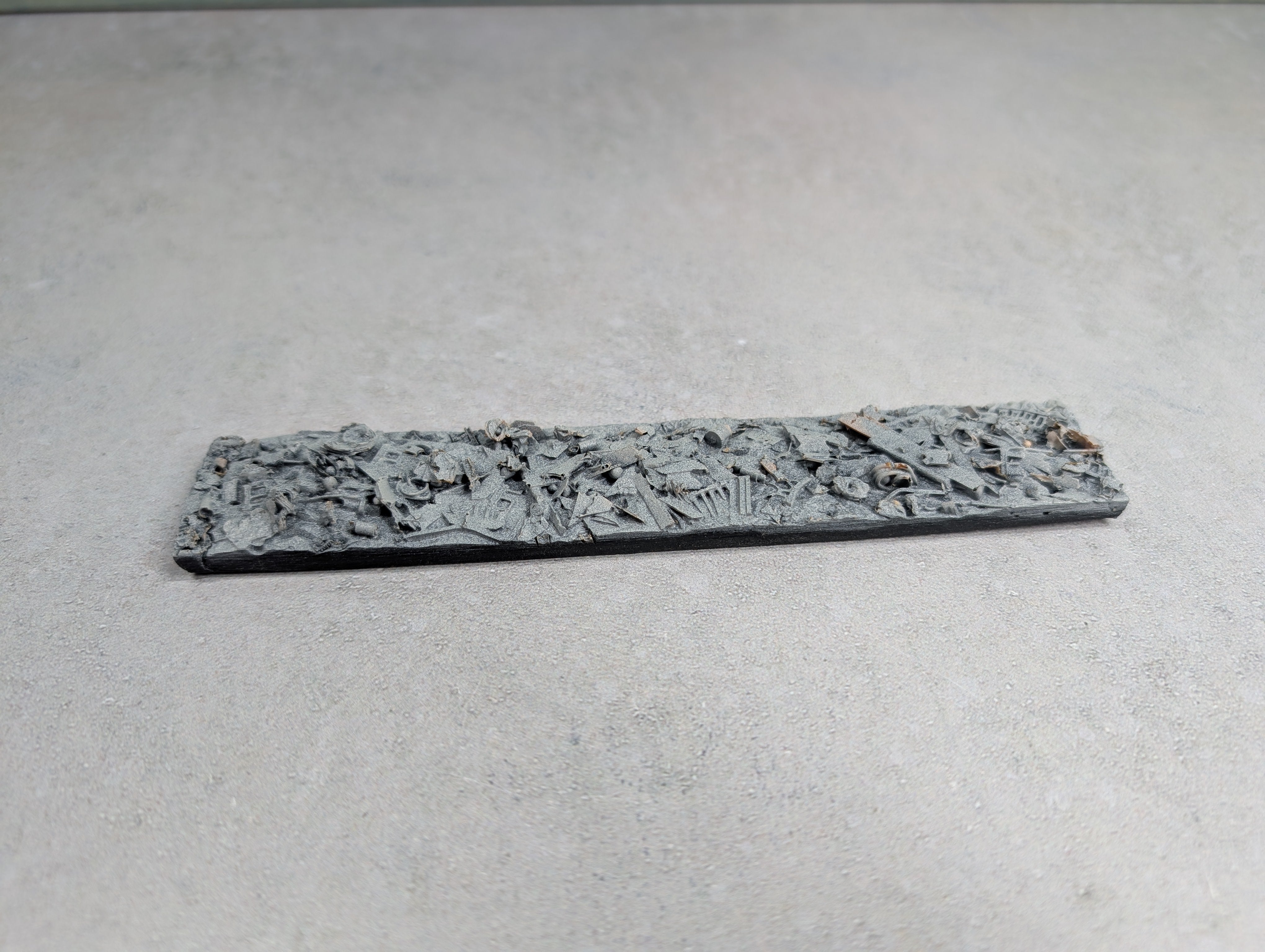 USED HO Scale Metal Scrap Load