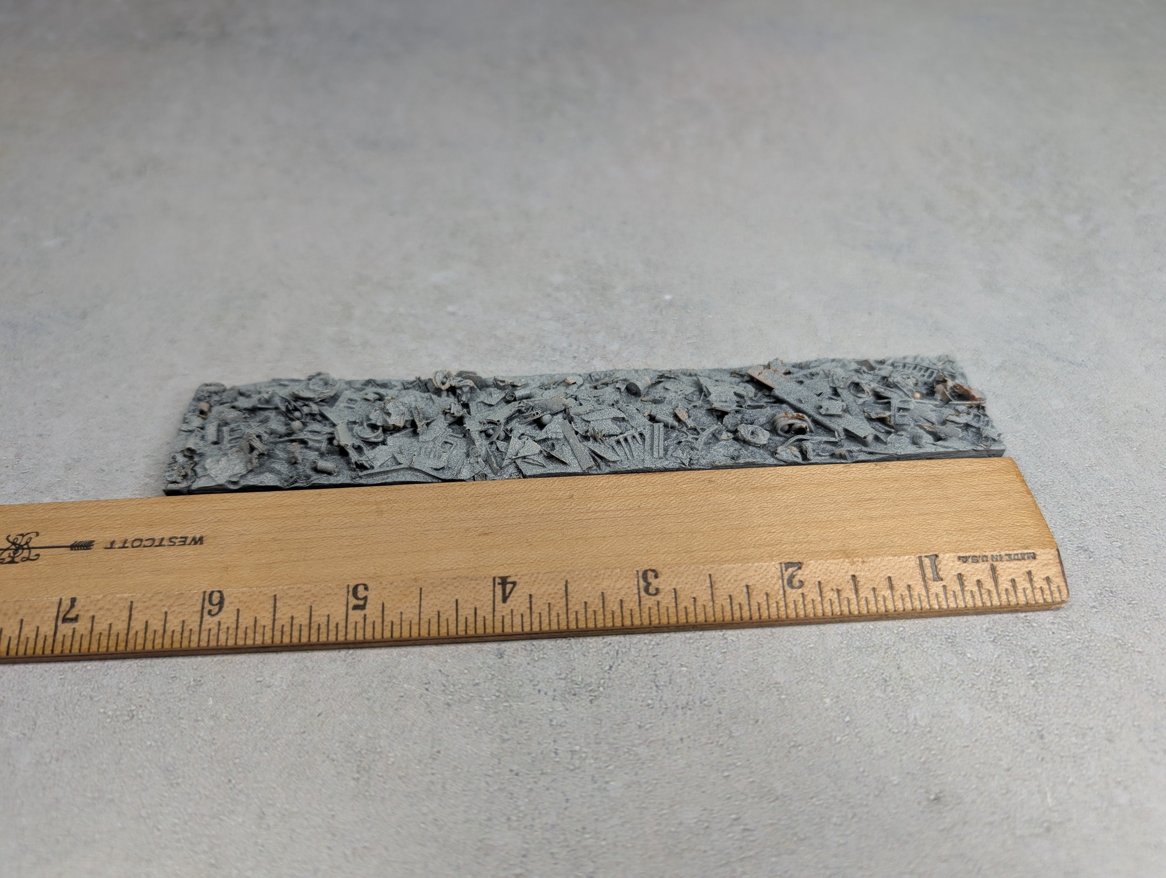 USED HO Scale Metal Scrap Load