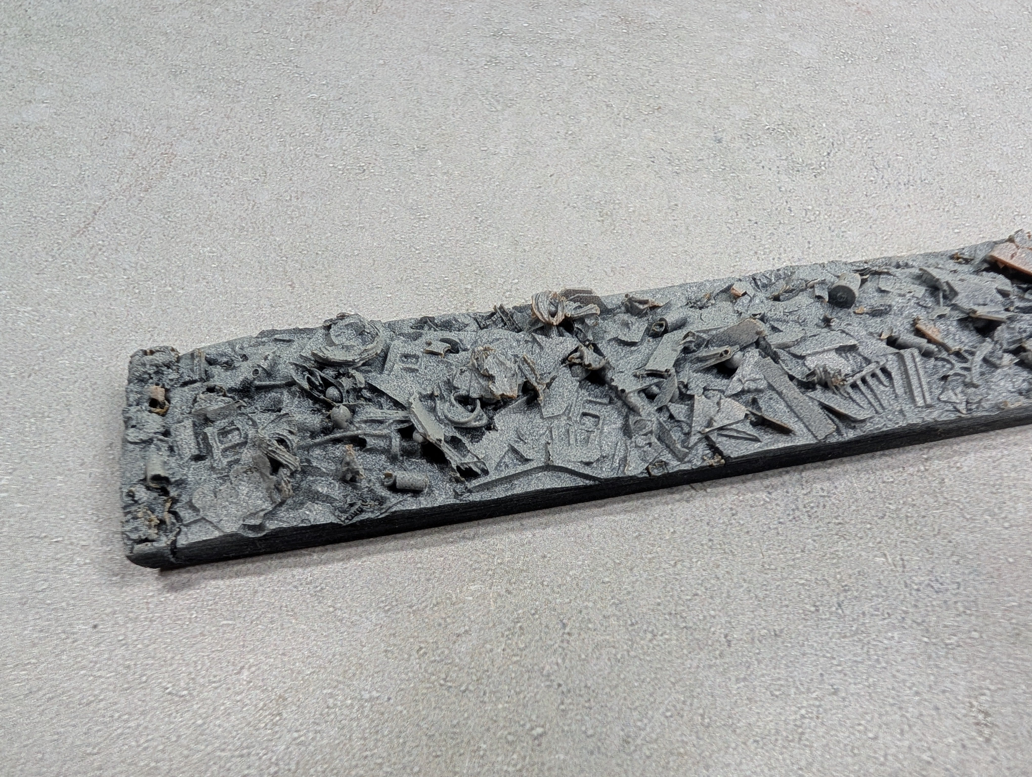 USED HO Scale Metal Scrap Load