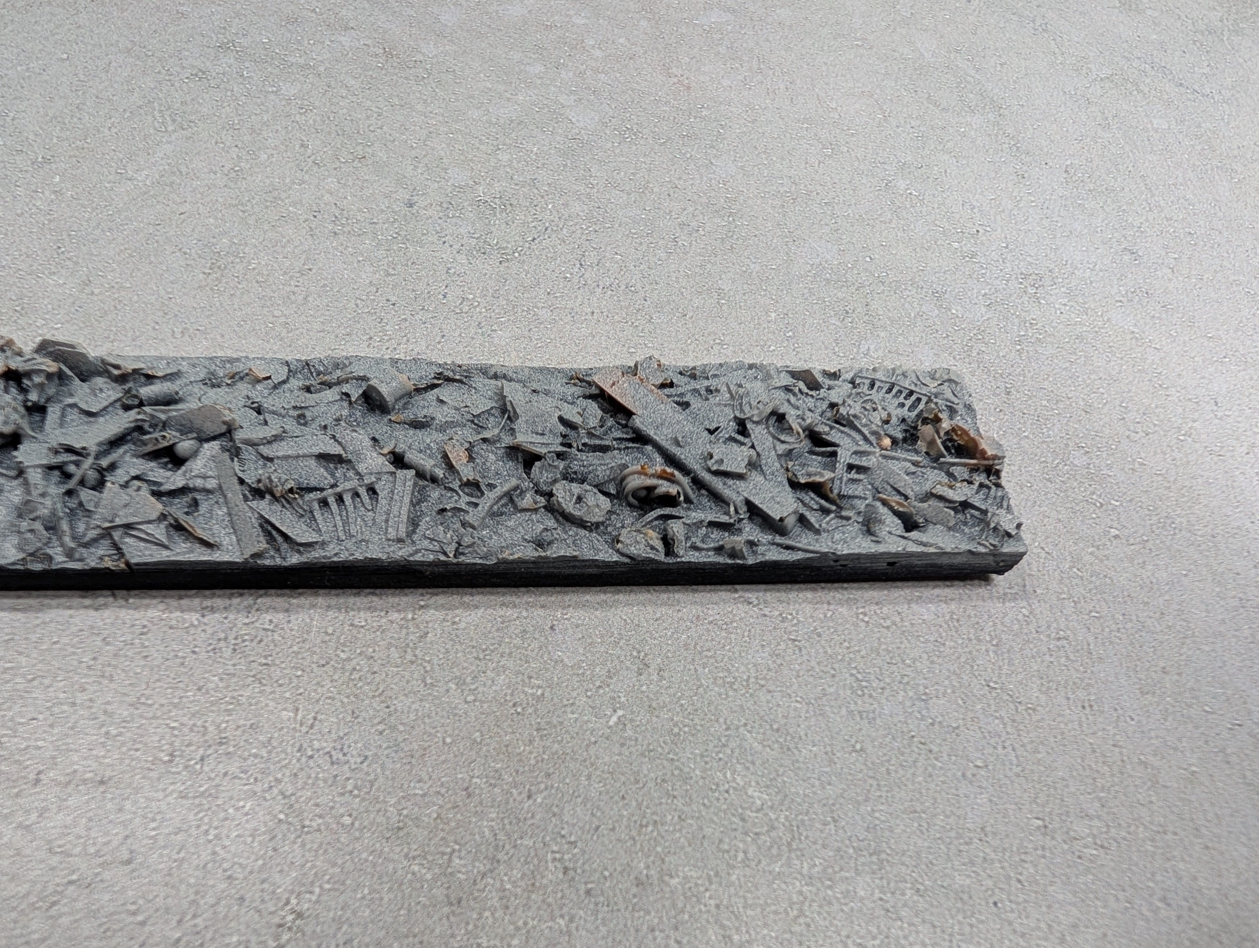 USED HO Scale Metal Scrap Load