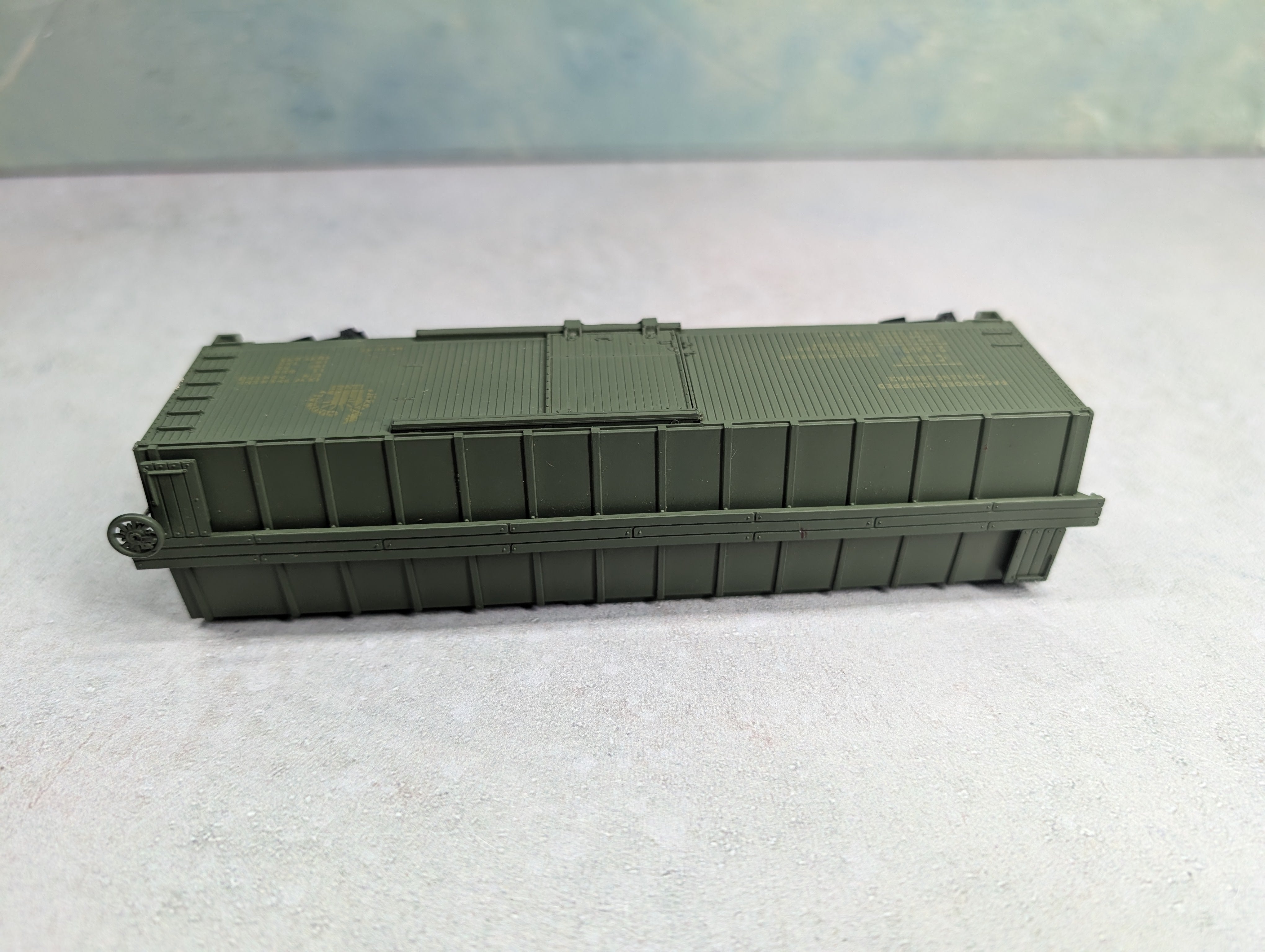 USED TRAIN MINIATURE HO Scale Box Car Jersey Central Lines CRP #22499