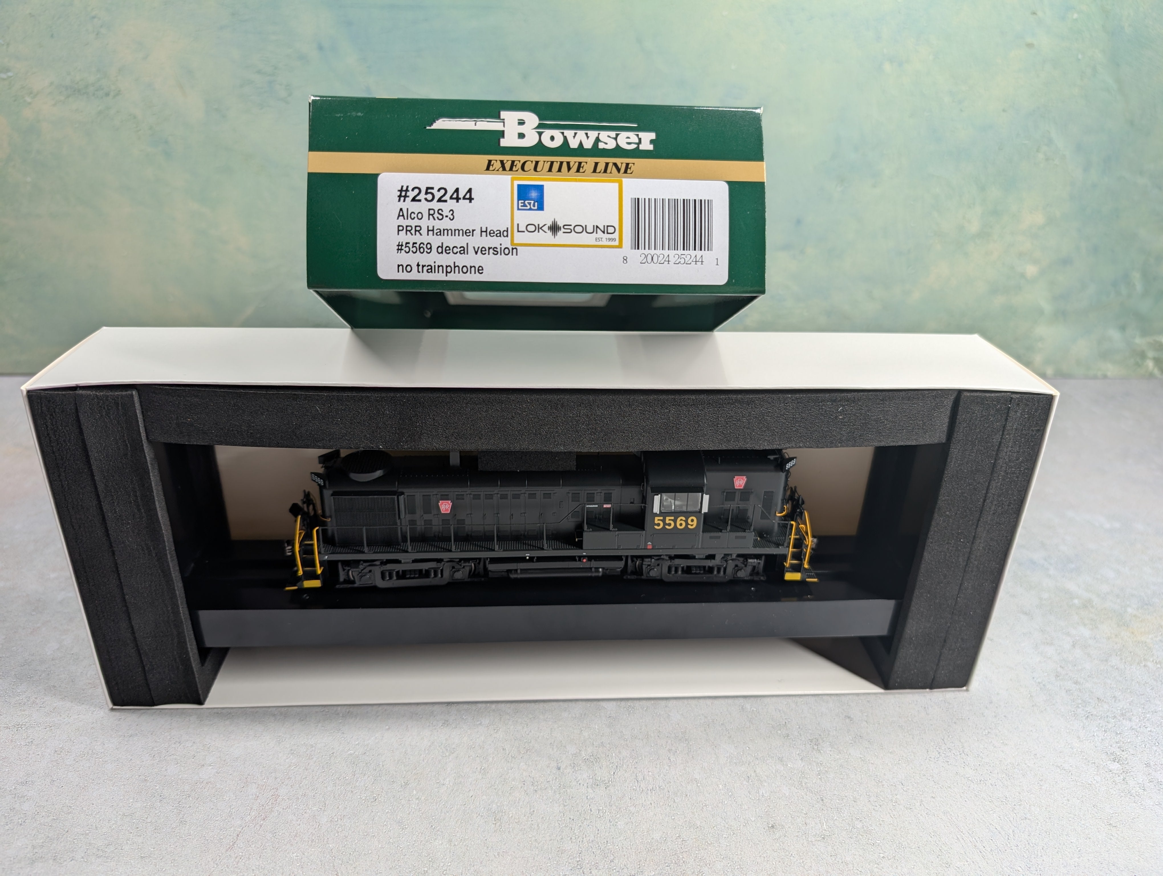Bowser 25244 HO Scale Alco RS HammerHead Pennsylvania #5569 ESU LokeSound 5