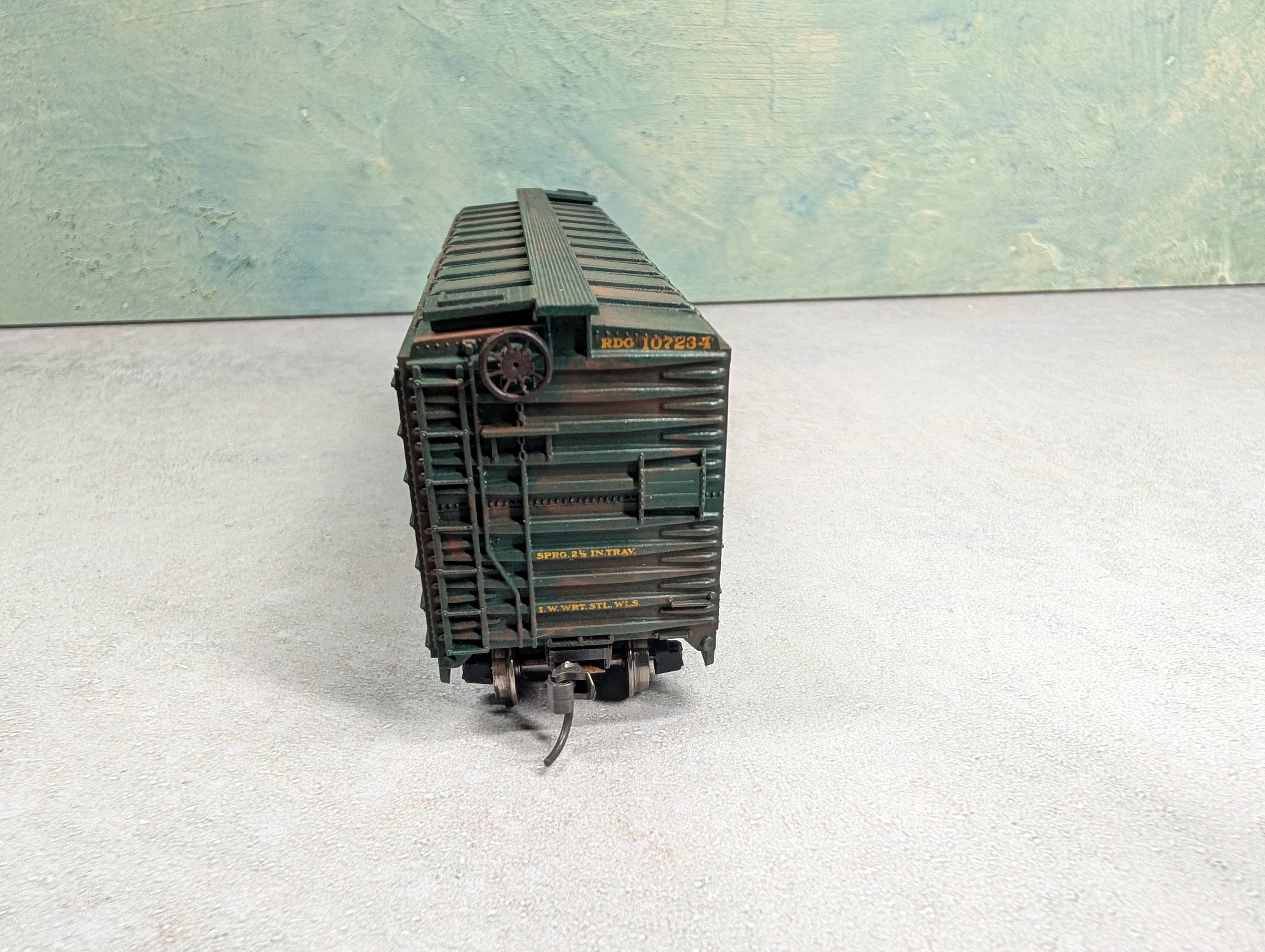 USED Athearn HO Scale 40' Box Car Reading RDG #107234 Weathered