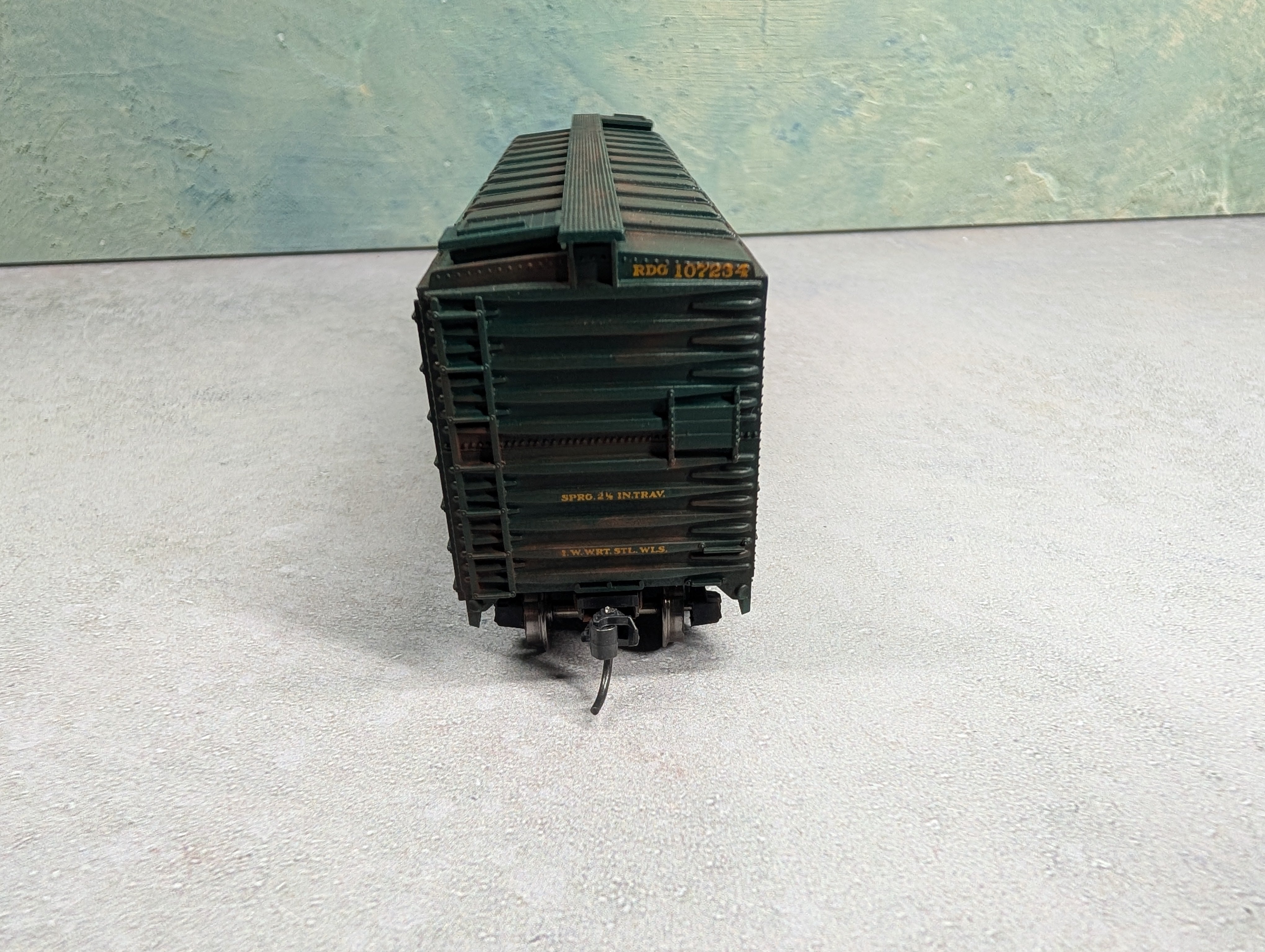 USED Athearn HO Scale 40' Box Car Reading RDG #107234 Weathered