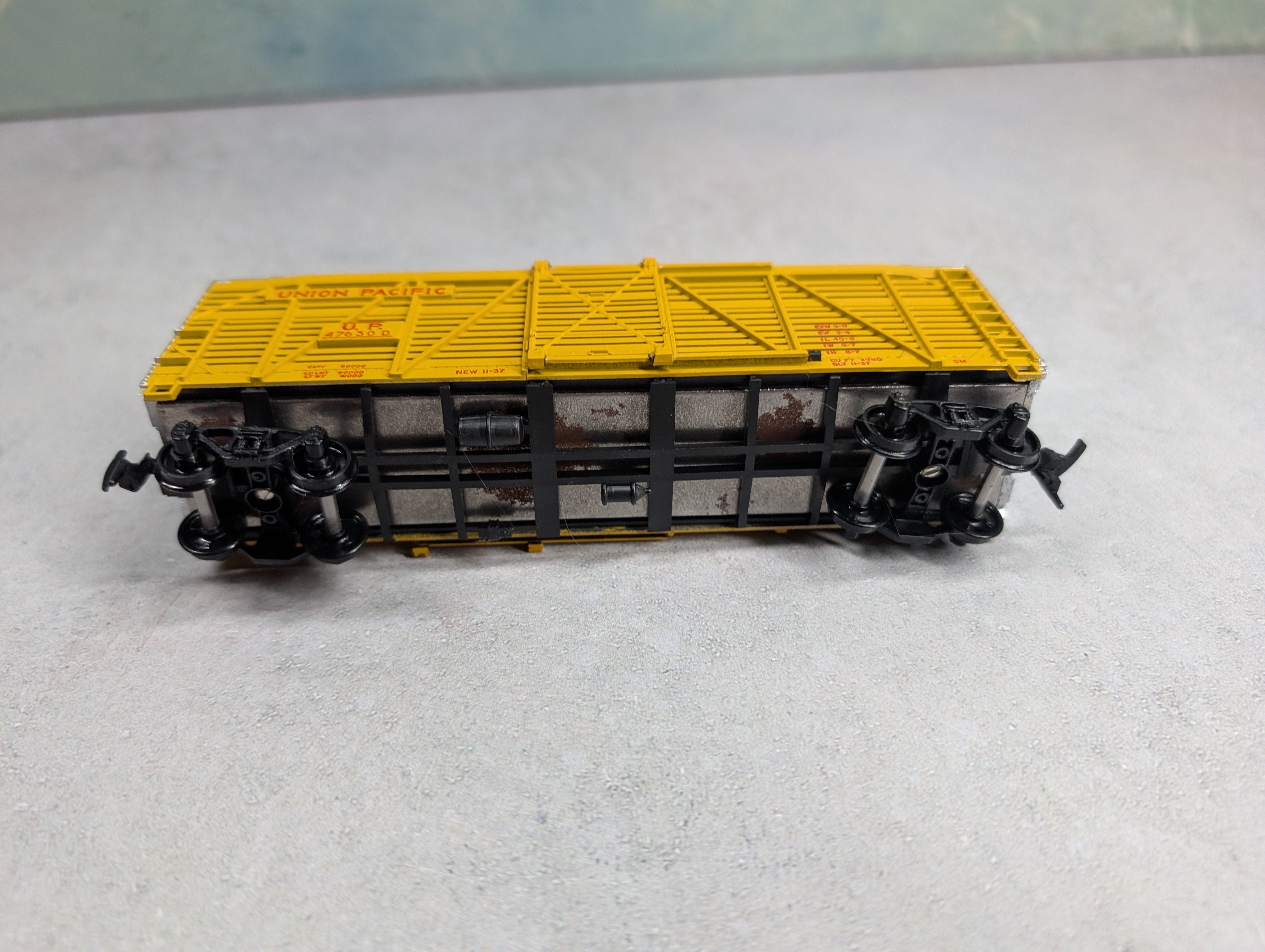 USED Athearn 1779 HO Scale Stock Car Union Pacific UP #47630D