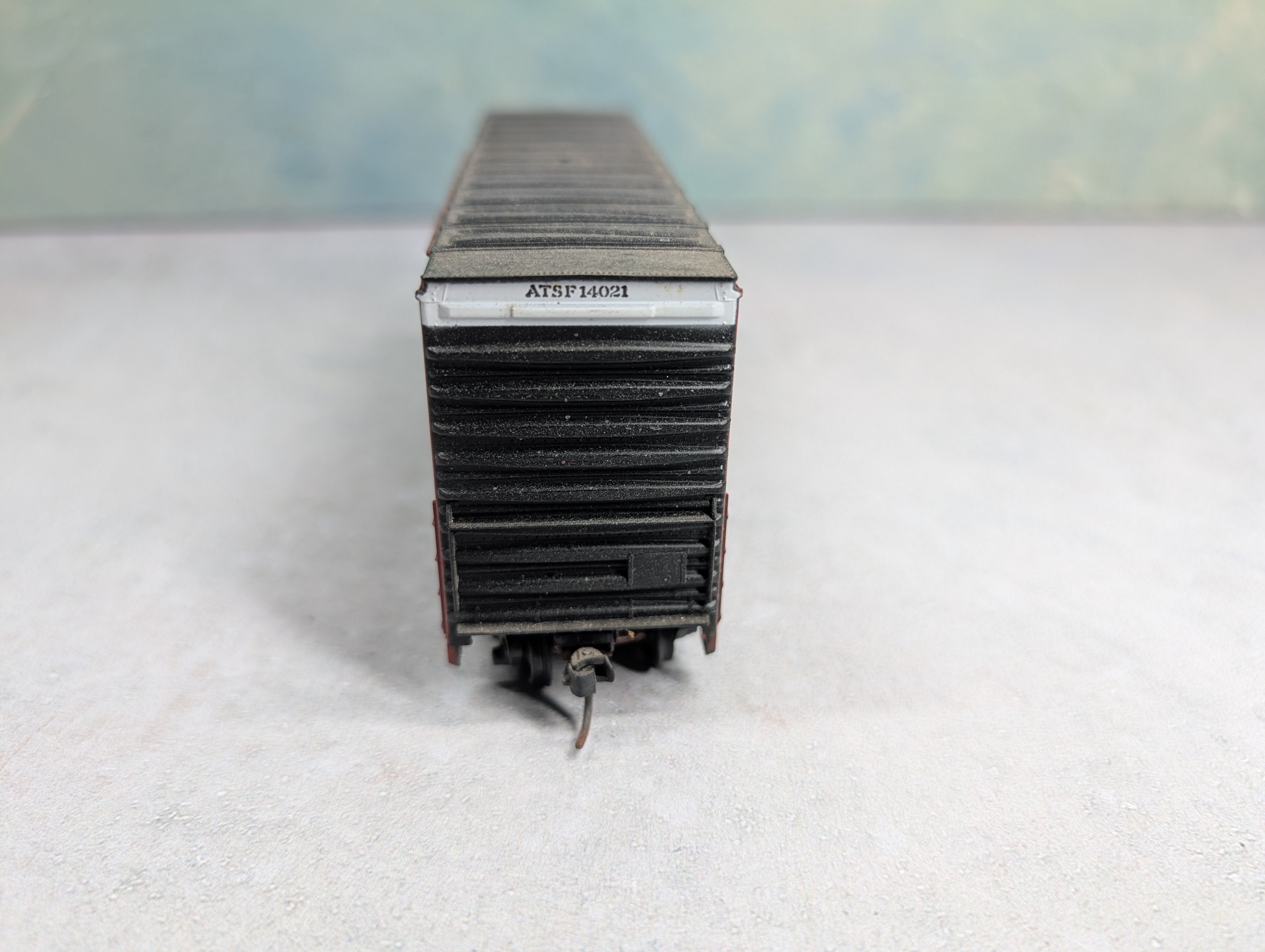 USED Athearn HO Scale HI-Cube Box Car Santa Fe ATSF #14021 Weathered