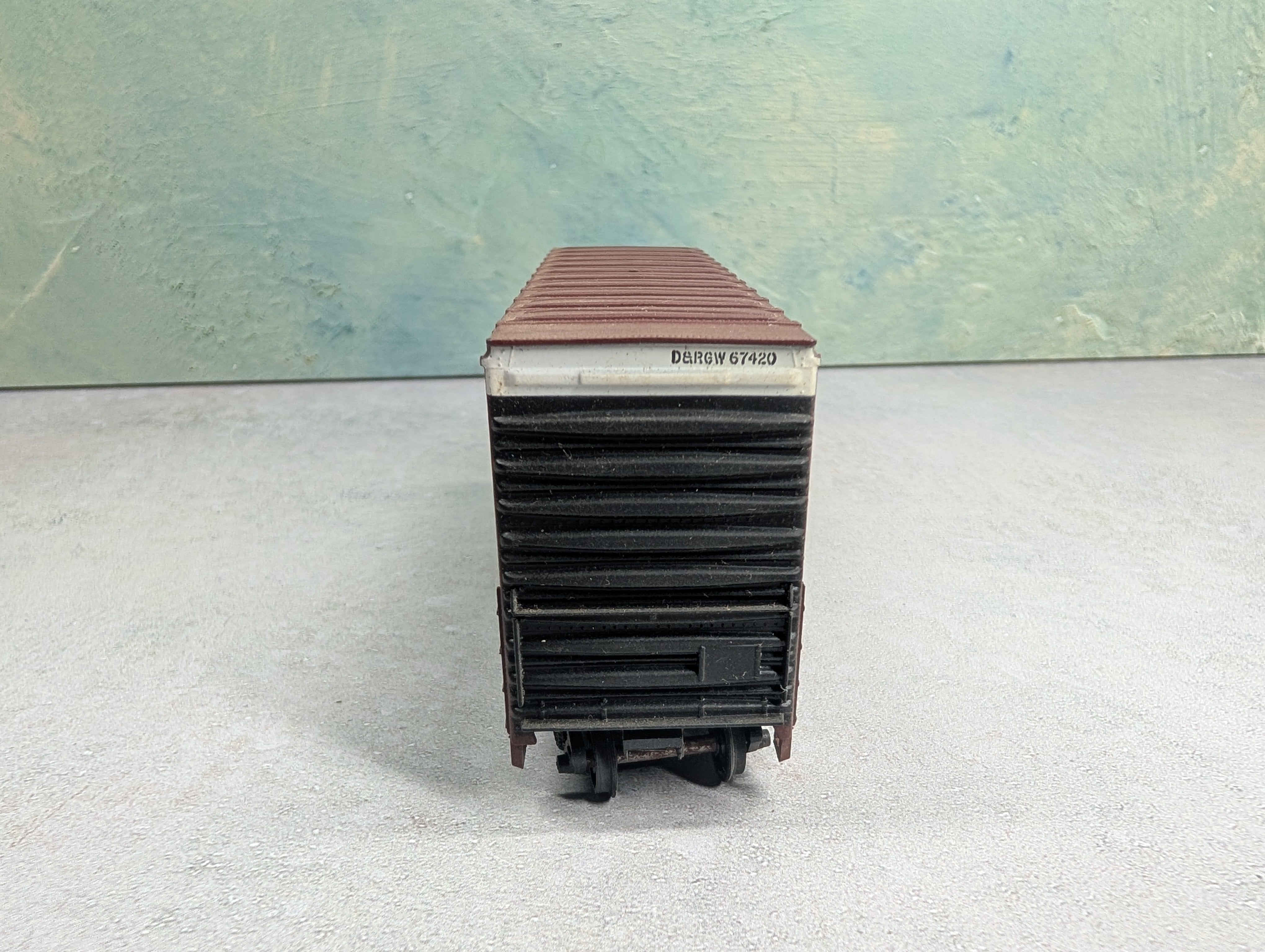 USED Athearn HO Scale HI-Cube Box Car Rio Grande D&RGW #67420 Weathered