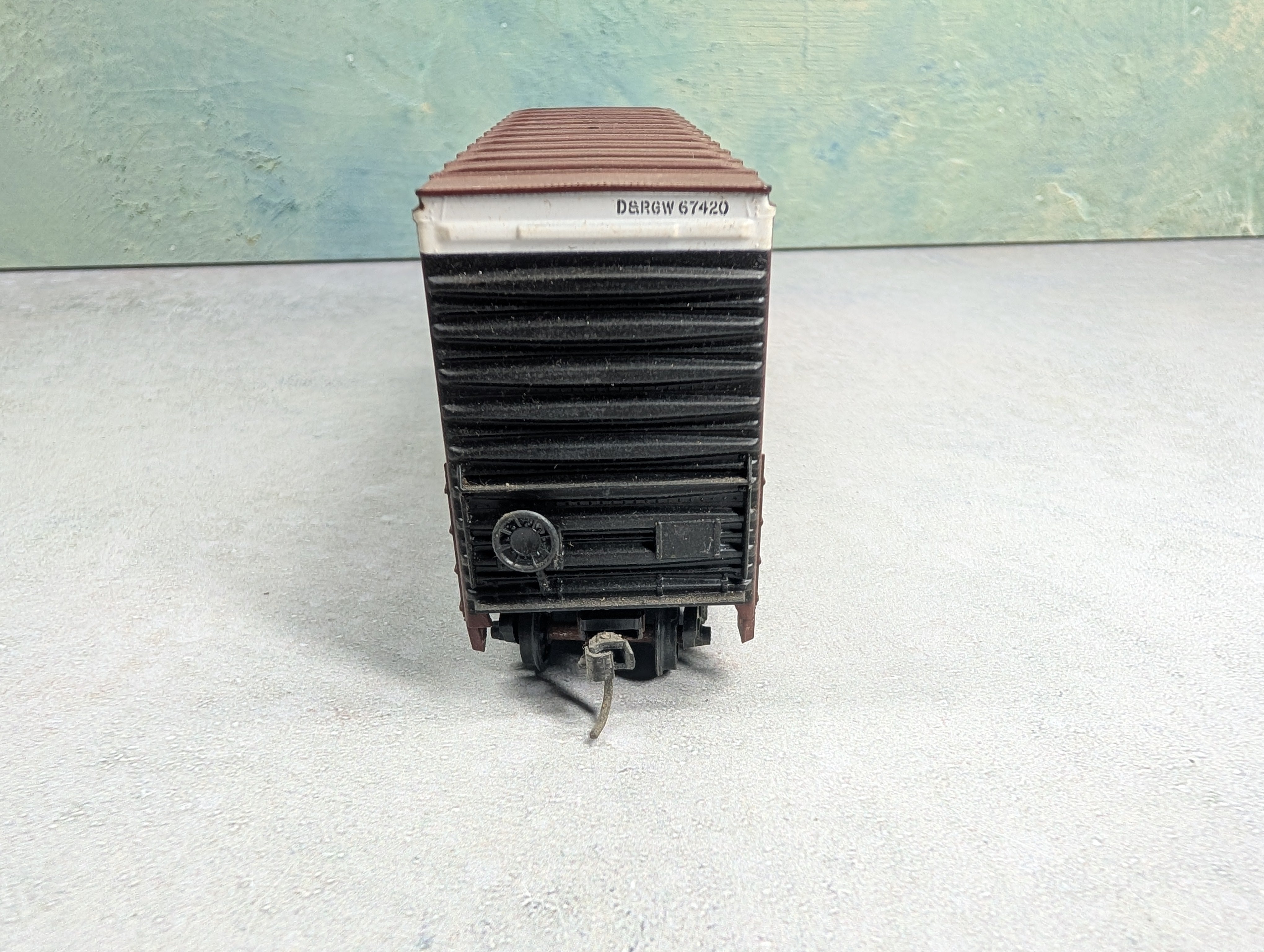 USED Athearn HO Scale HI-Cube Box Car Rio Grande D&RGW #67420 Weathered