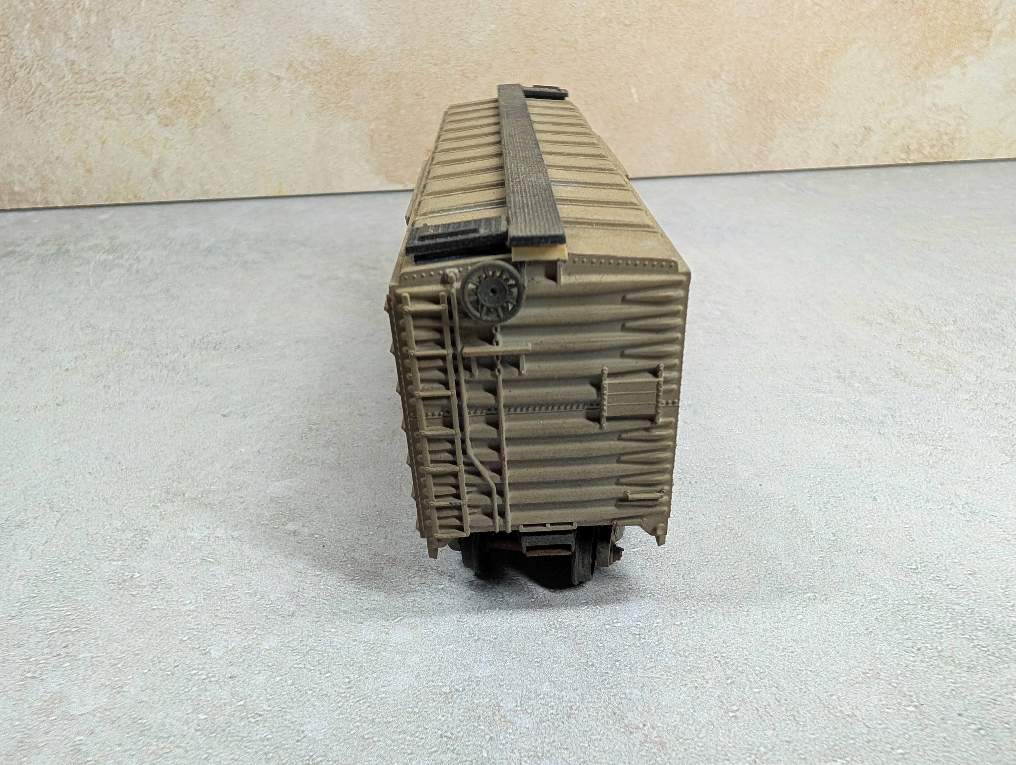 USED Athearn HO Scale 40' Box Car Erie Lackawanna EL #73833 Weathered