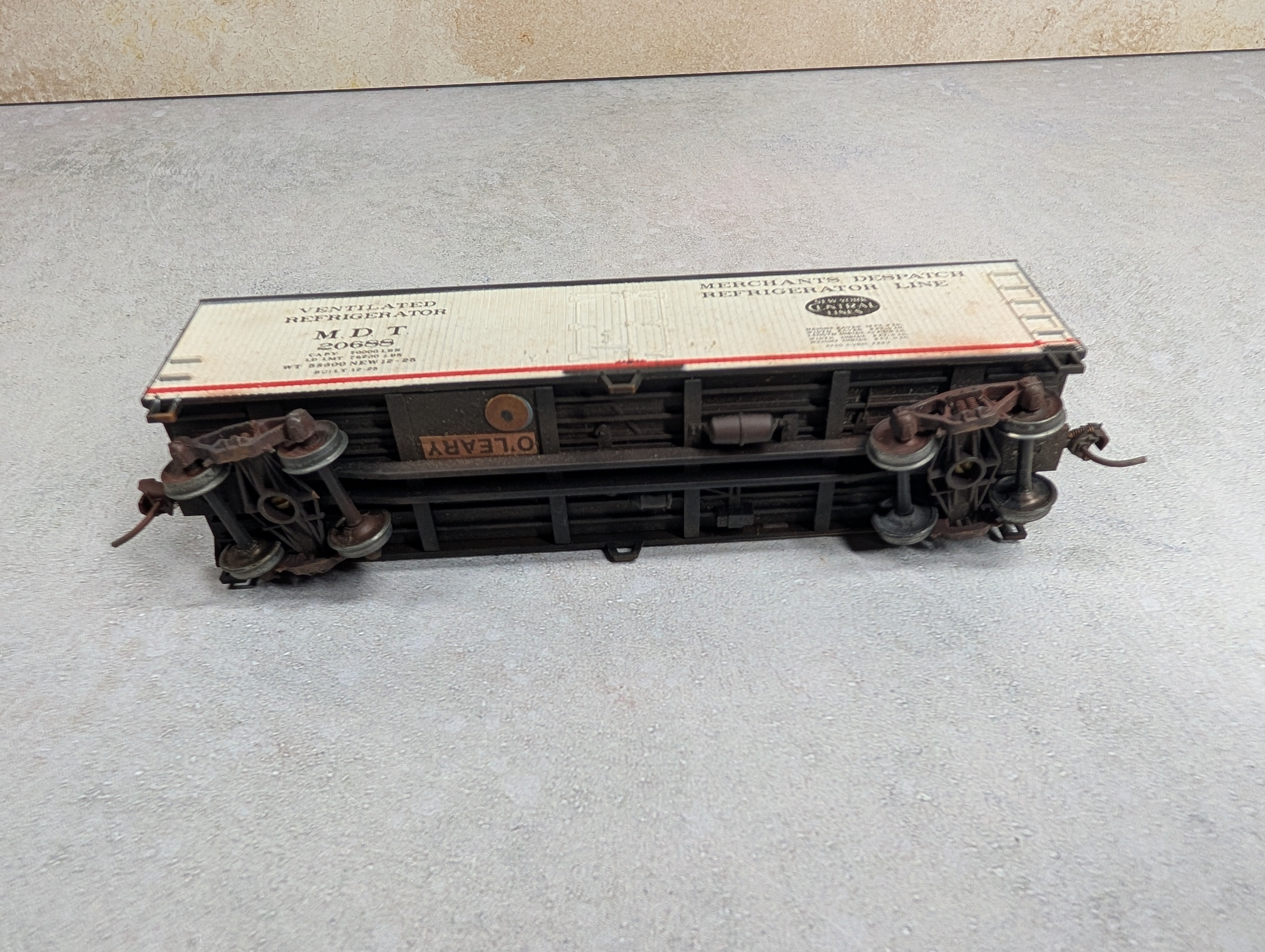 USED Walthers HO Scale 40' Box Car Merchants Despatch MDT #20688 Beautiful Weathering