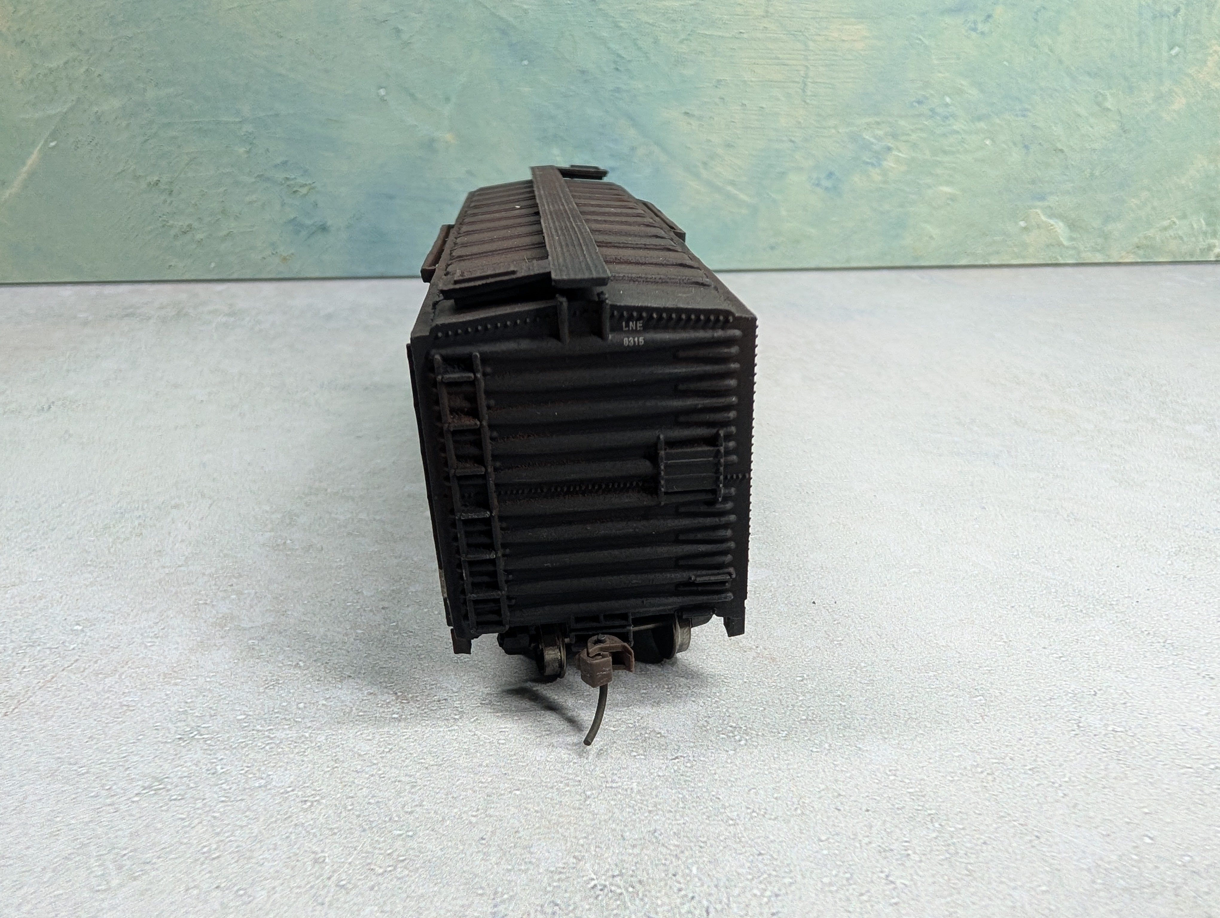 USED Bachmann HO Scale Beautifully Weathered Box Car Lehigh and New England LNE #8315