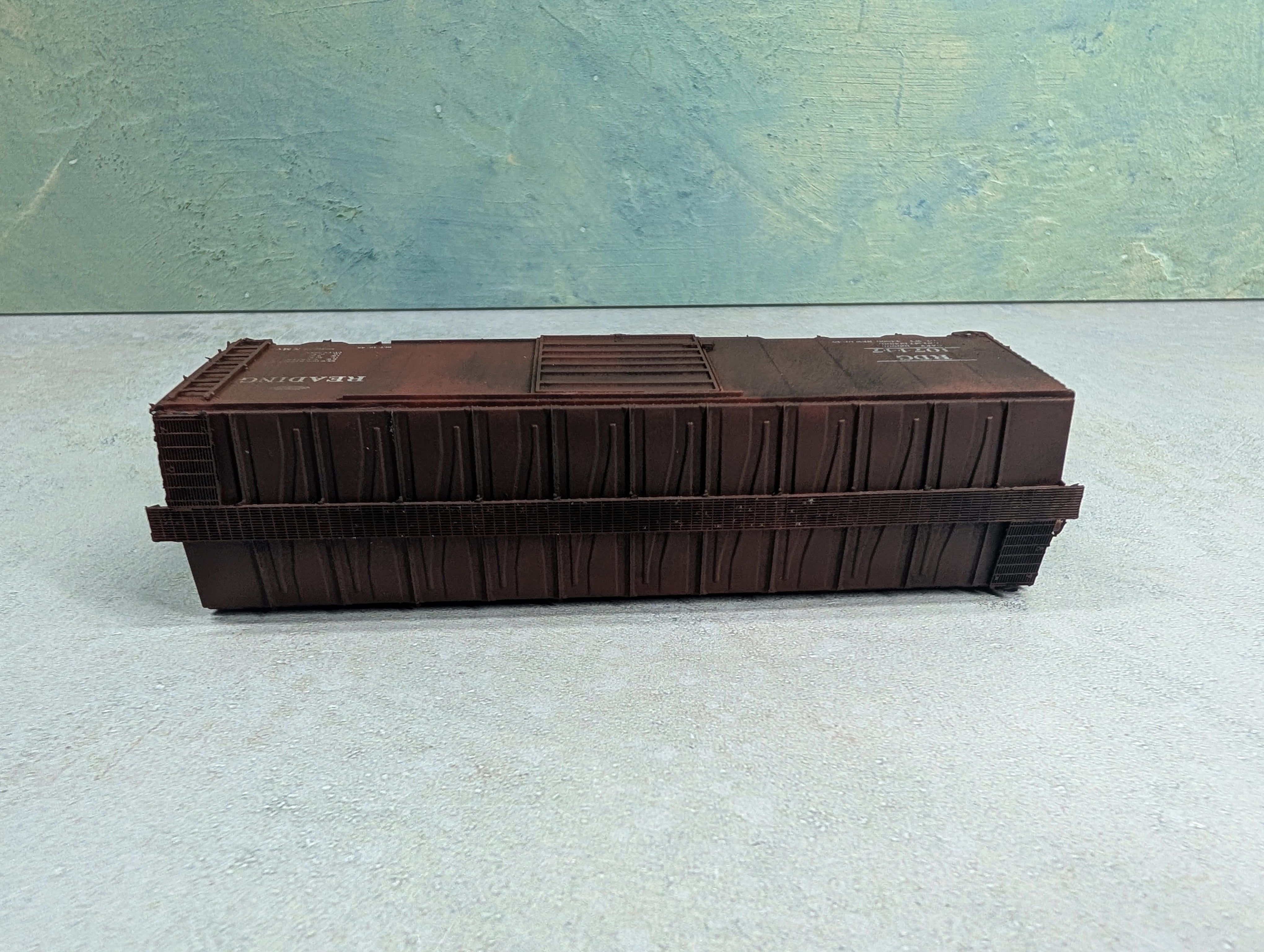 USED Branchline HO Scale Beautifully Weathered AAR 40' Box Car Reading RDG #107447