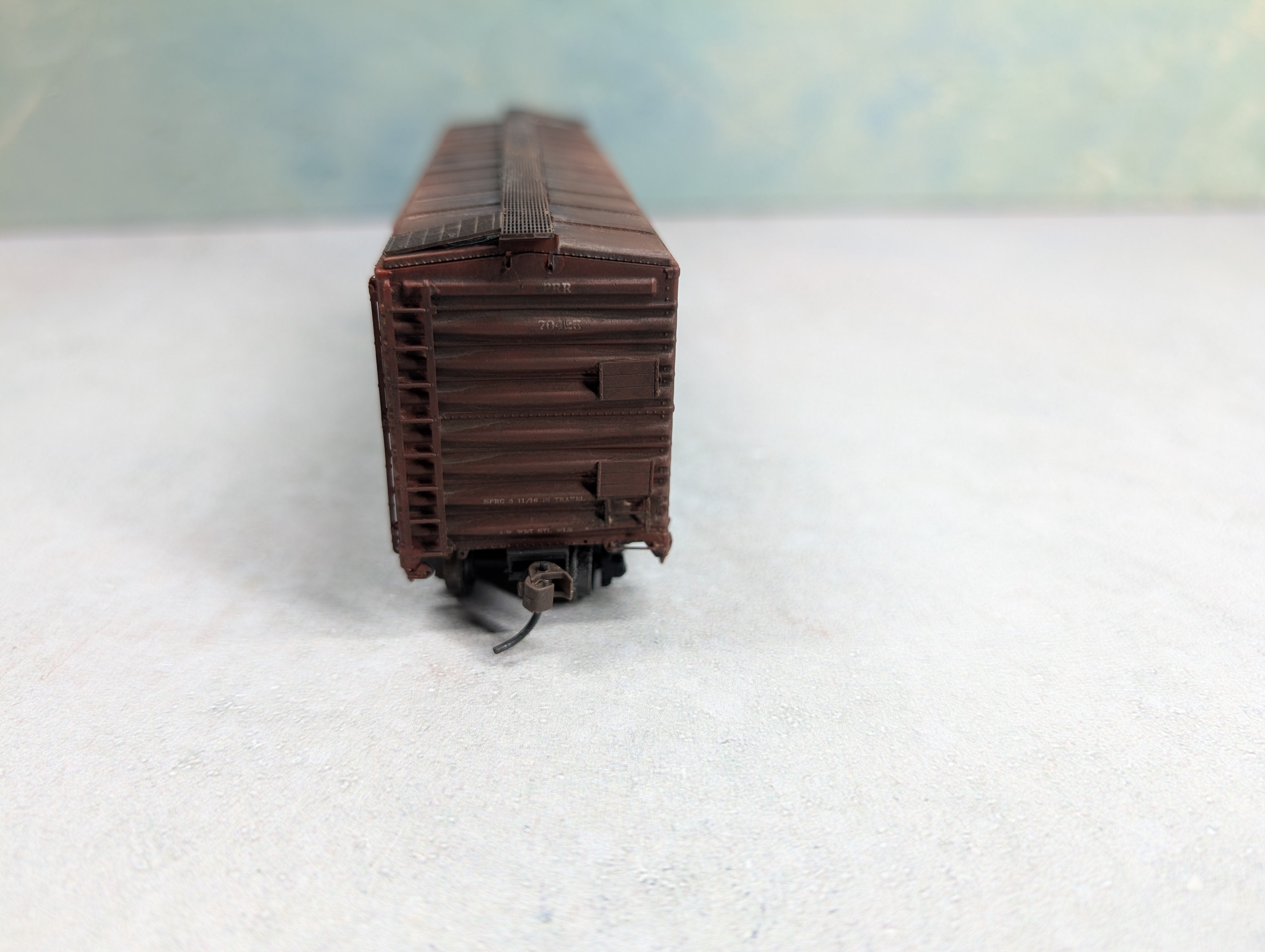 USED Branchline HO Scale Beautifully Weathered AAR 40' Box Car Pennsylvania PRR #70425