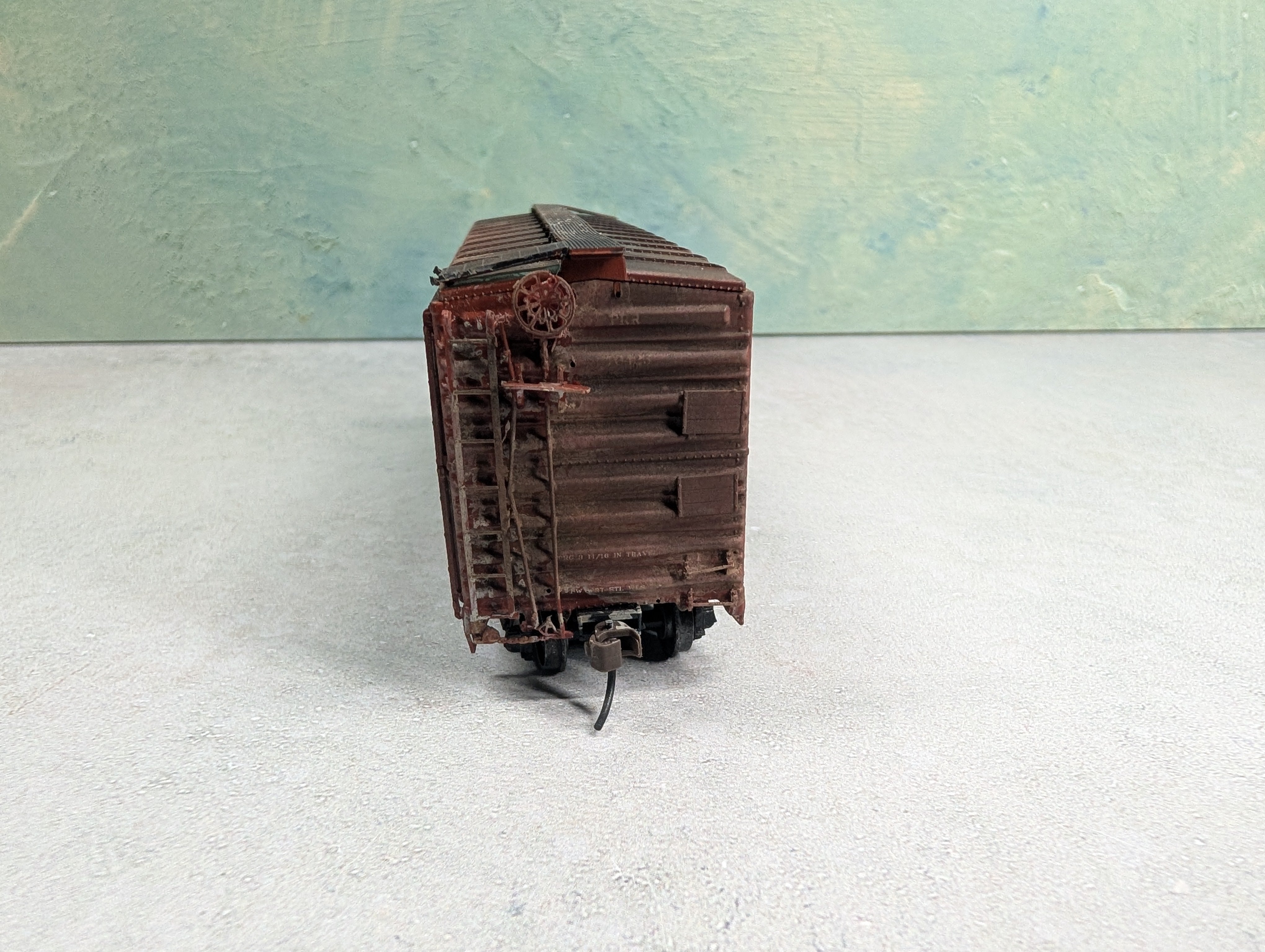 USED Branchline HO Scale Beautifully Weathered AAR 40' Box Car Pennsylvania PRR #70425