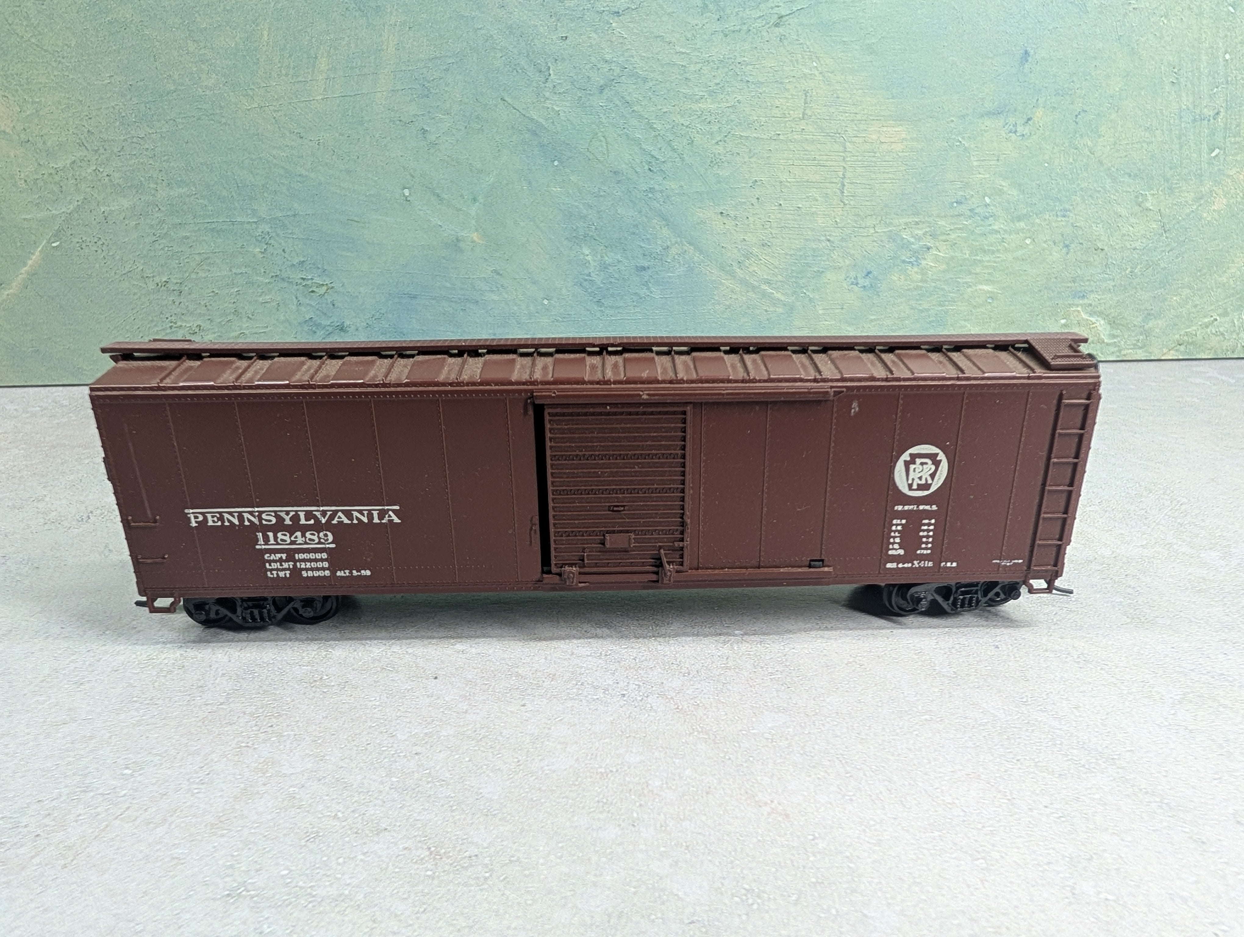 USED Athearn HO Scale 50' Box Car Pennsylvania PRR #118489
