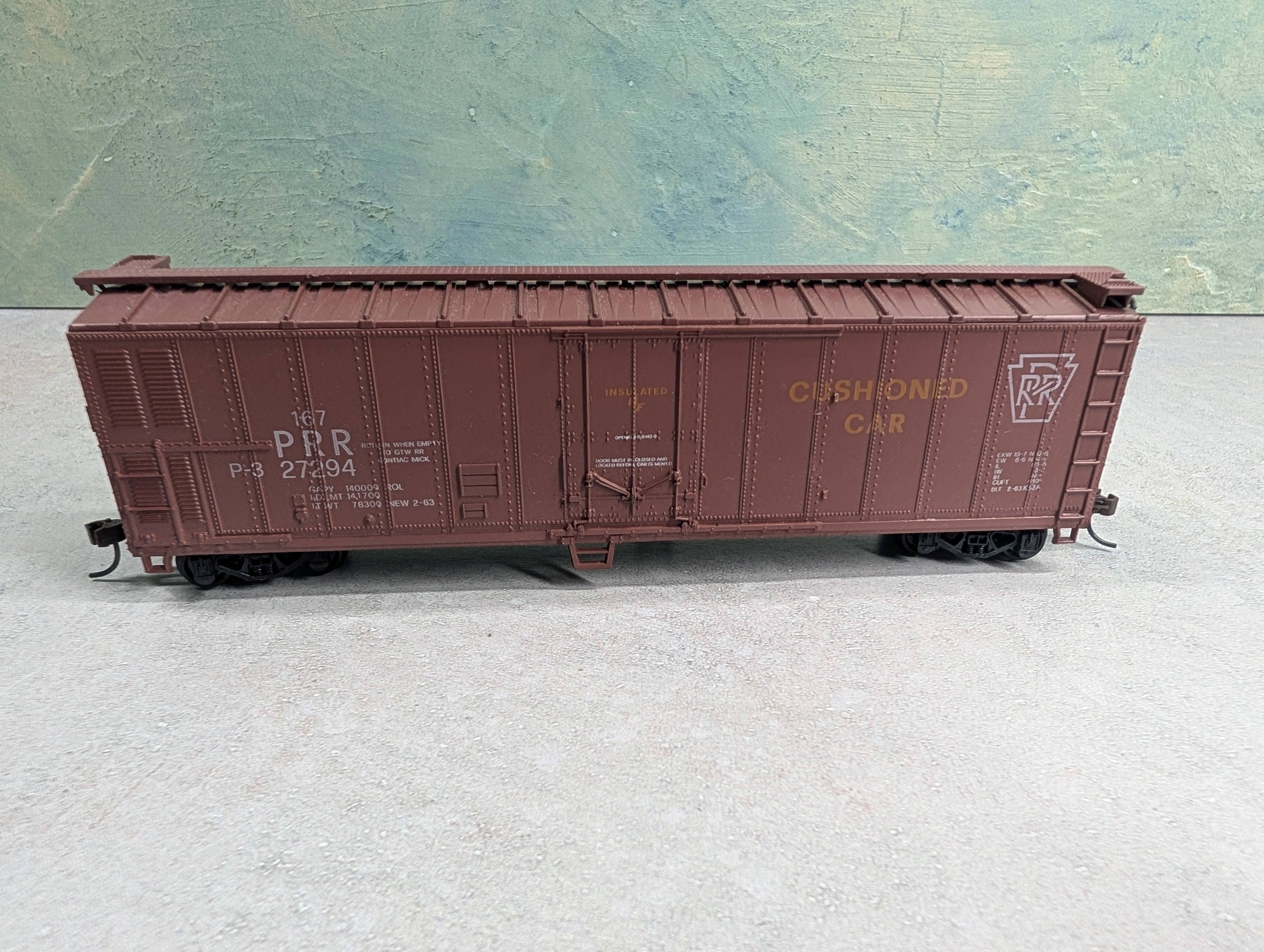 USED Lima HO Scale 50' Box Car Pennsylvania PRR #27294
