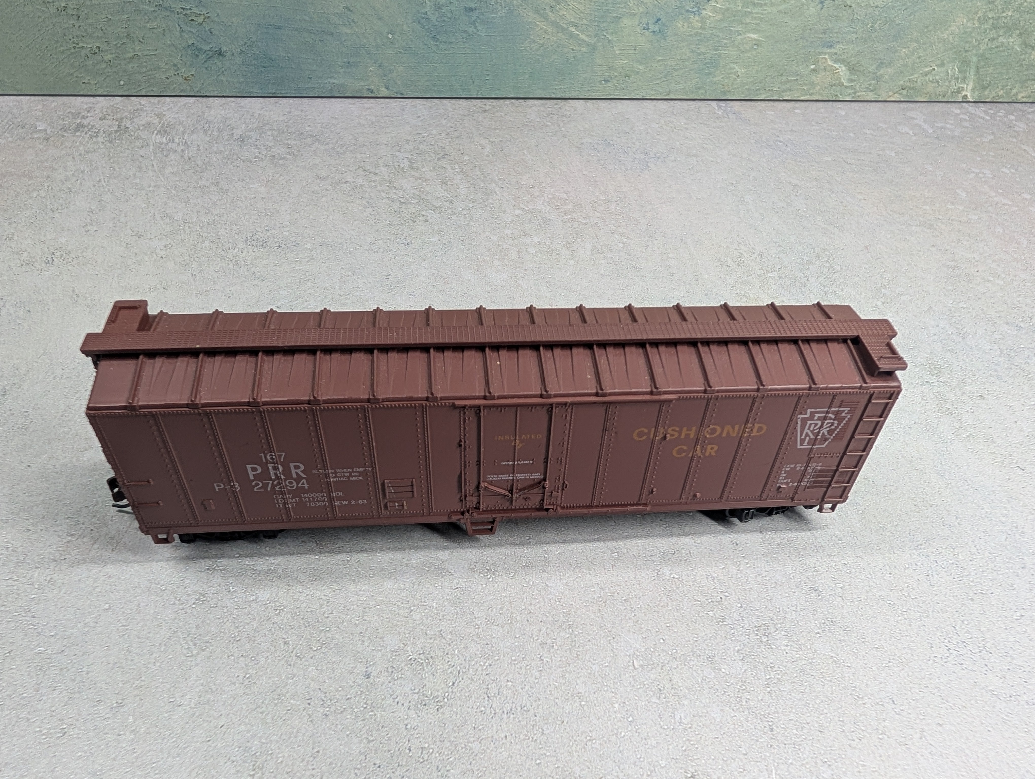 USED Lima HO Scale 50' Box Car Pennsylvania PRR #27294