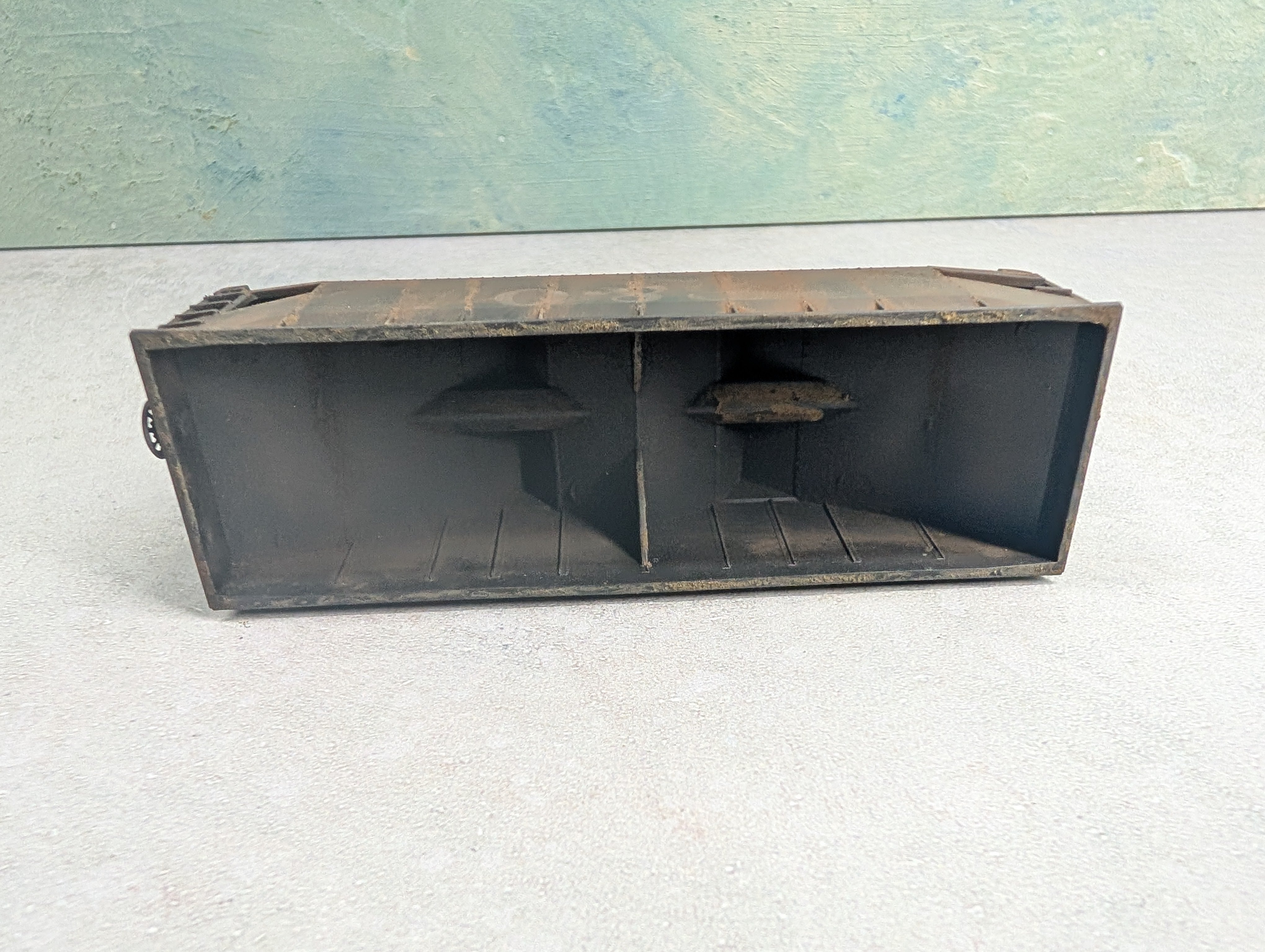 USED Athearn HO Scale 2 Bay Hopper Baltimore and Ohio B&O #826741 Weathered