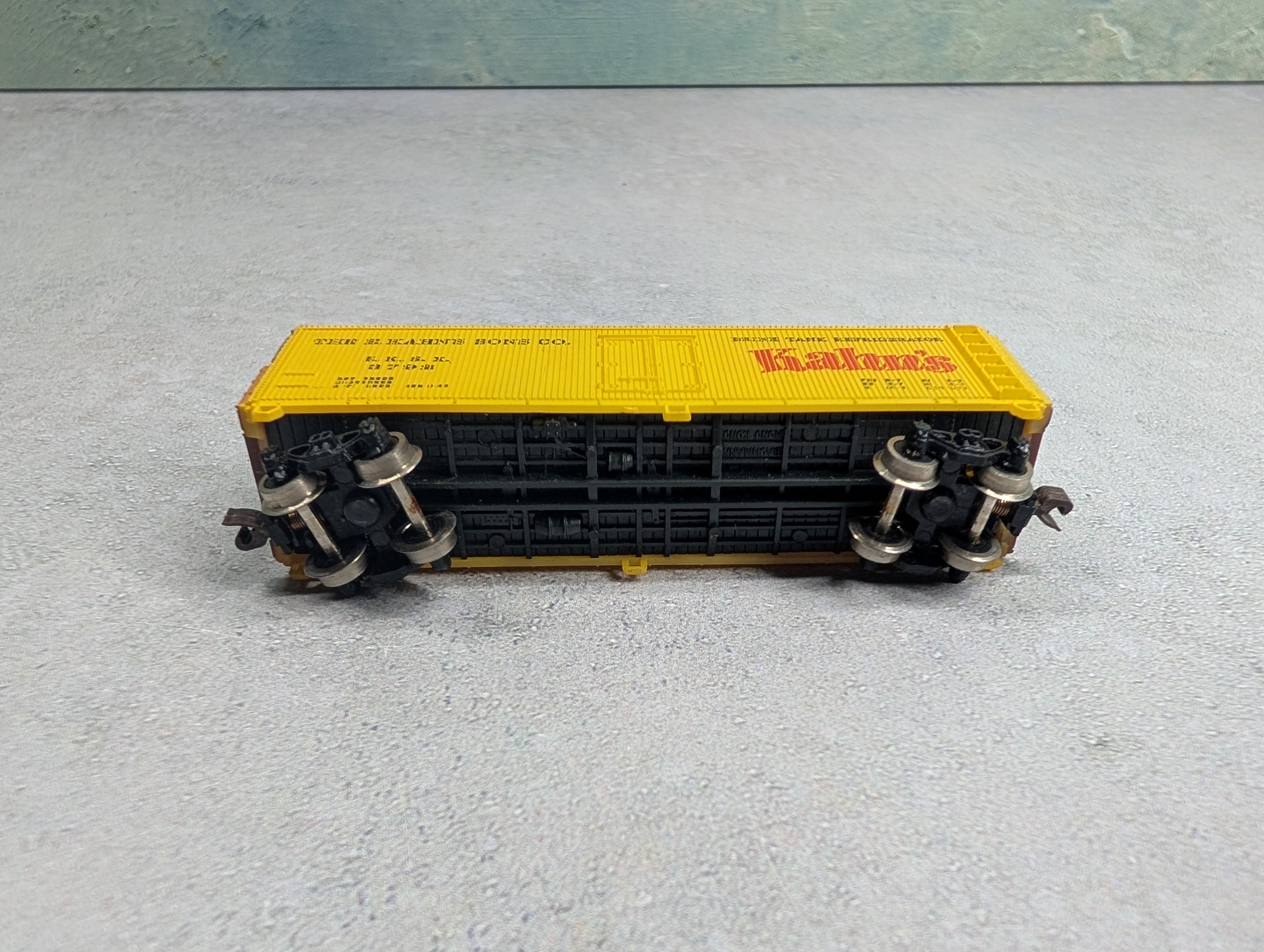 USED Bachmann N Scale Wood Reefer Box Car Kahn's EKSX #3792