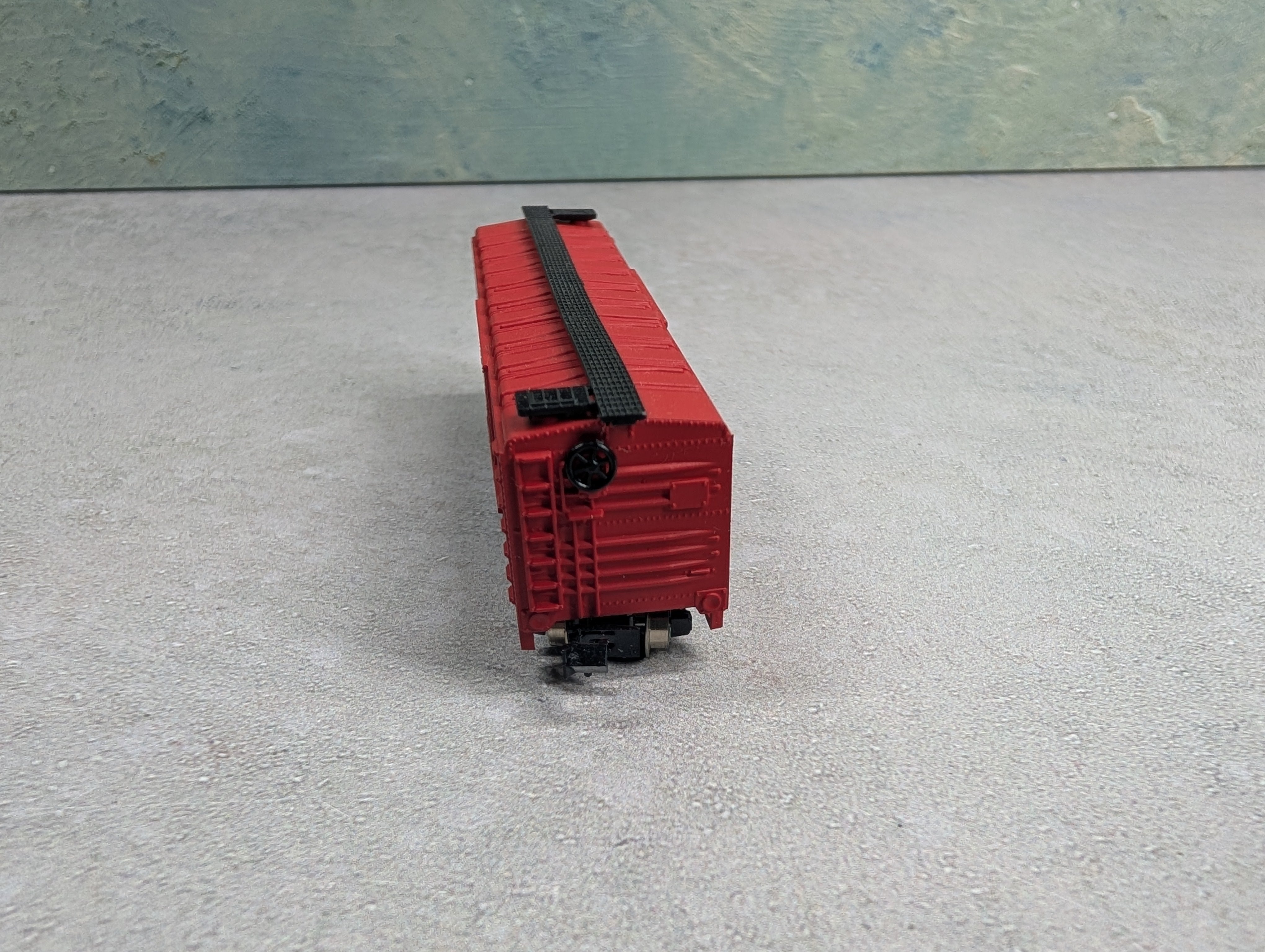 USED TRIX N Scale Wood Box Car Jersey Central CNJ #25104